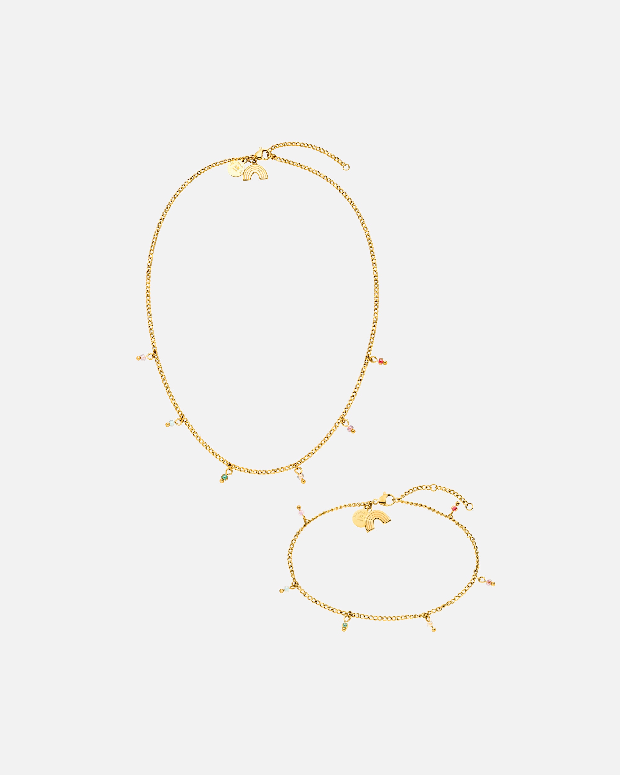 Komplet biżuterii dla Kobieta Purelei Purelei Zestaw biżuterii Mahina Club Anuenue Złoto