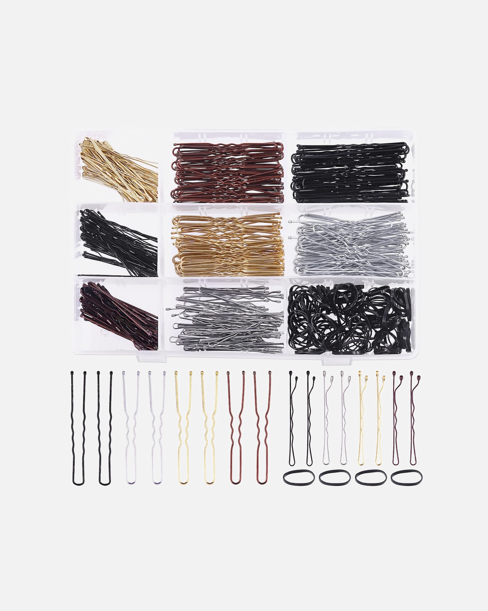 Spinka do włosów dla Unisex SOHO Cosette Spinkek do Włosów Zestaw Złoty/Czarny