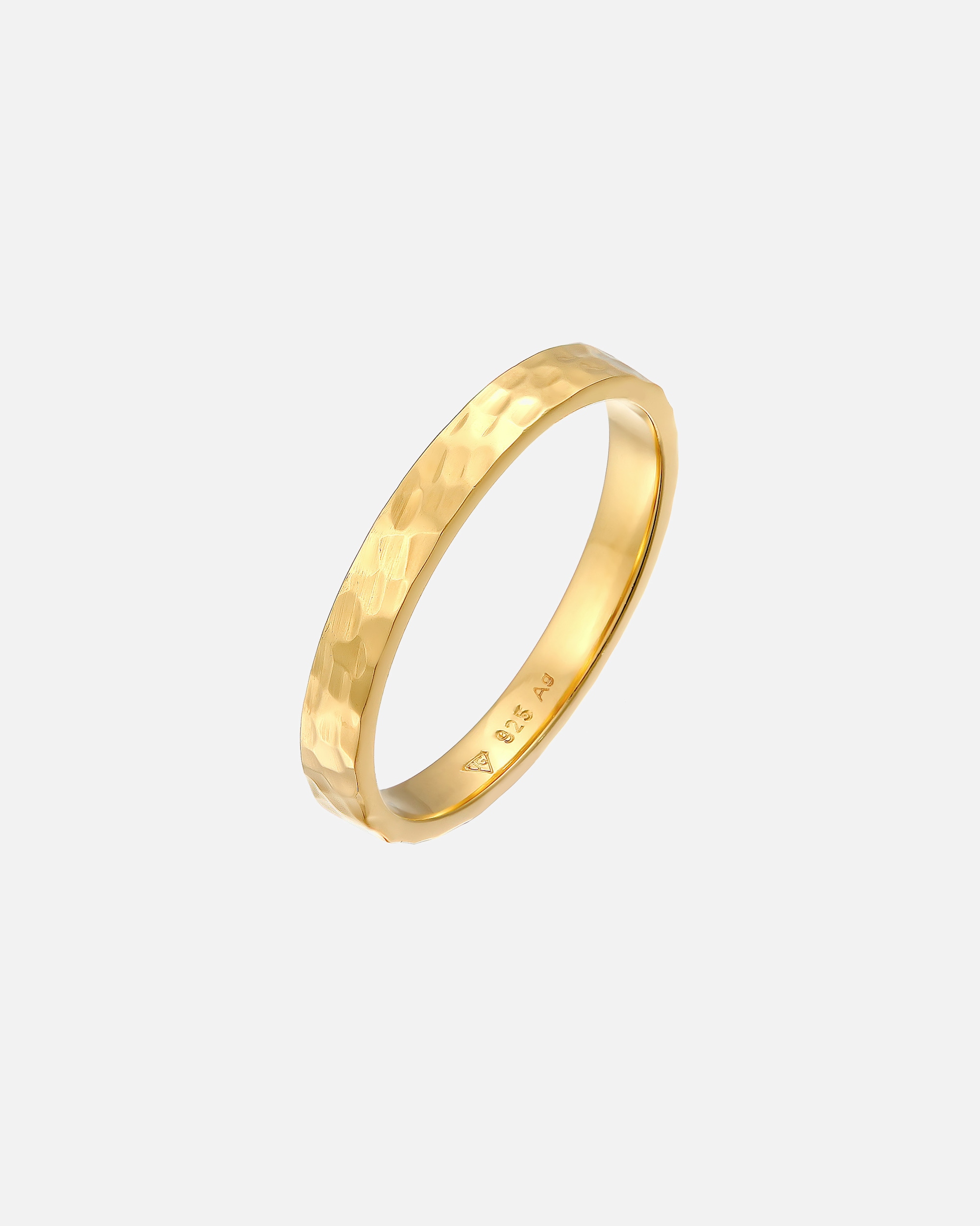 Pierścionek dla Kobieta Elli Damski Basic Pinky Promise młotkowane w srebrze próby 925 Sterling Silver 46