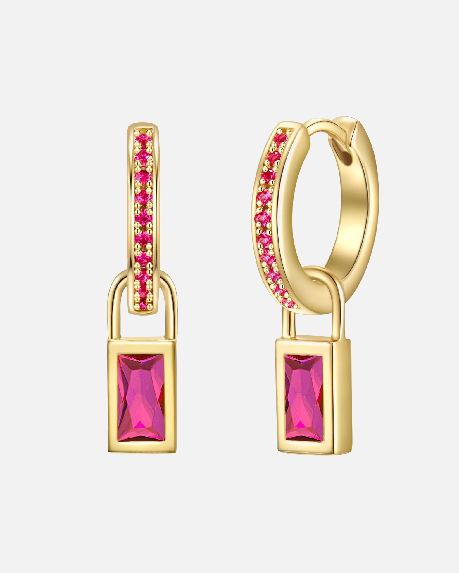 Obrączki dla Kobieta Kolczyki z Srebro wysokiej próby w Różowy złoty 23,1 mm