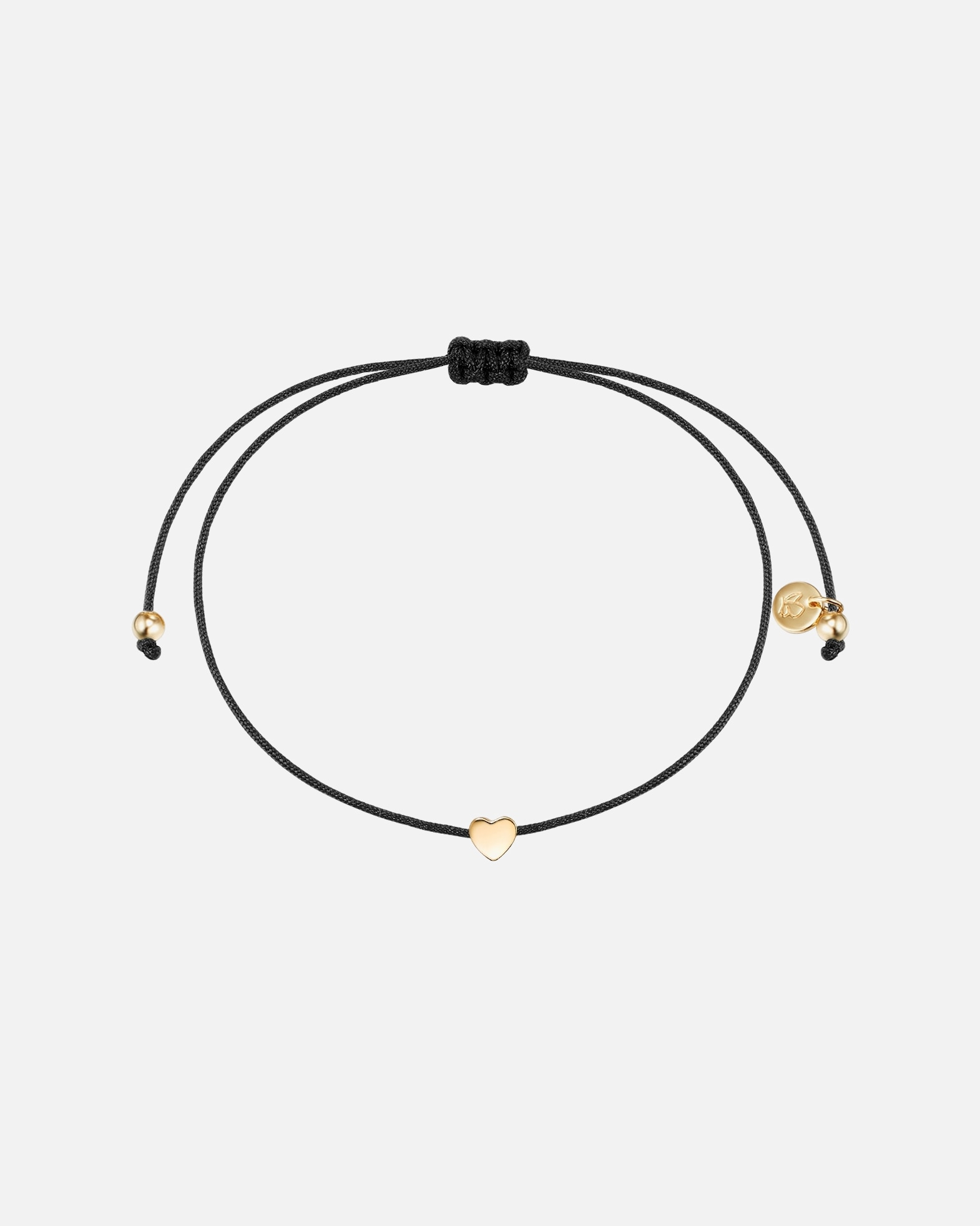 Bransoletka dla Kobieta Glanzstücke München Srebrna bransoleta Serce srebro wysokiej próby żółte złoto 15,0 - 22,0 cm, flexibel einstellbar