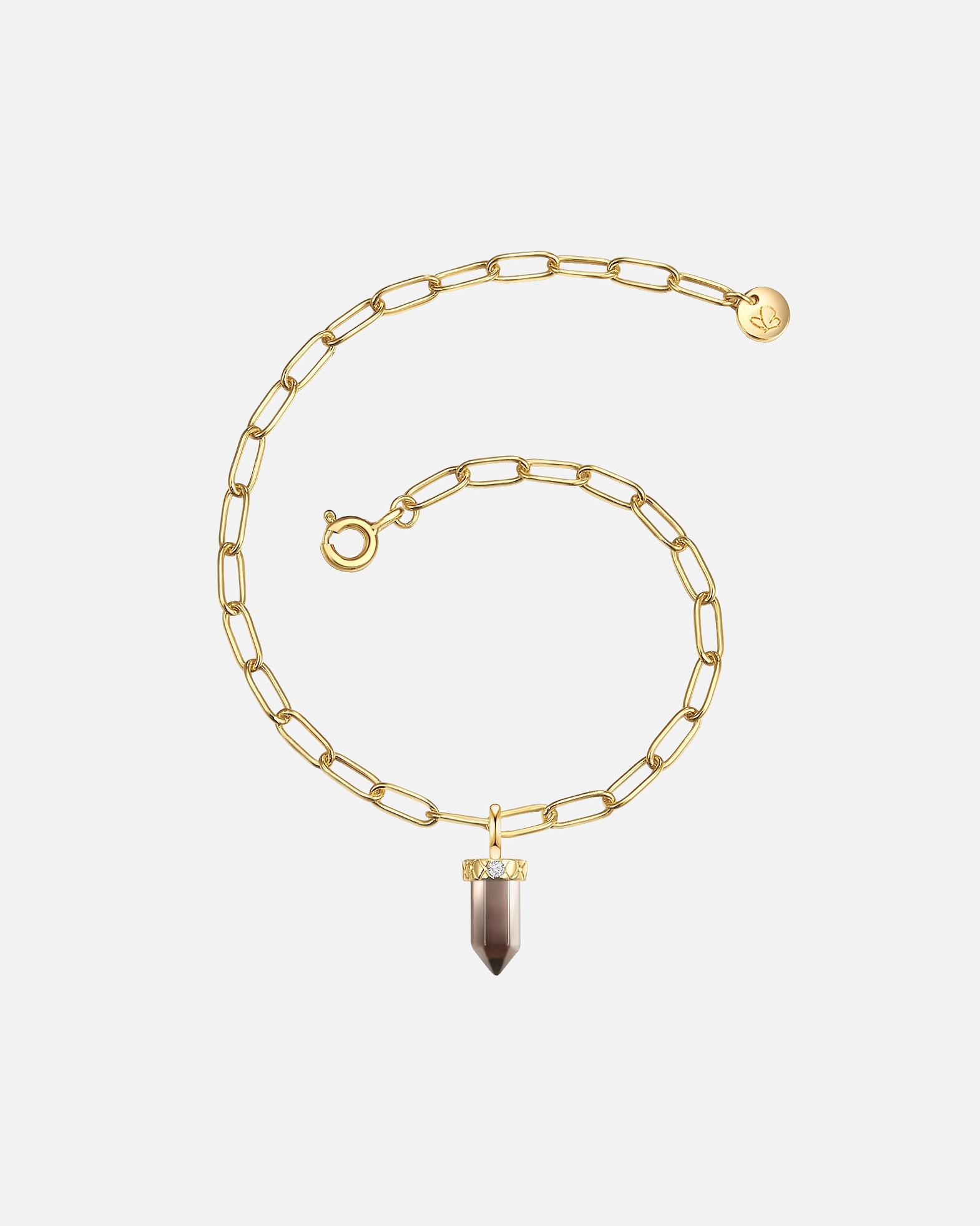 Bransoletka dla Kobieta Glanzstücke München Srebrna bransoleta srebro wysokiej próby Cyrkonia żółte złoto 18,0 cm, flexibel einstellbar