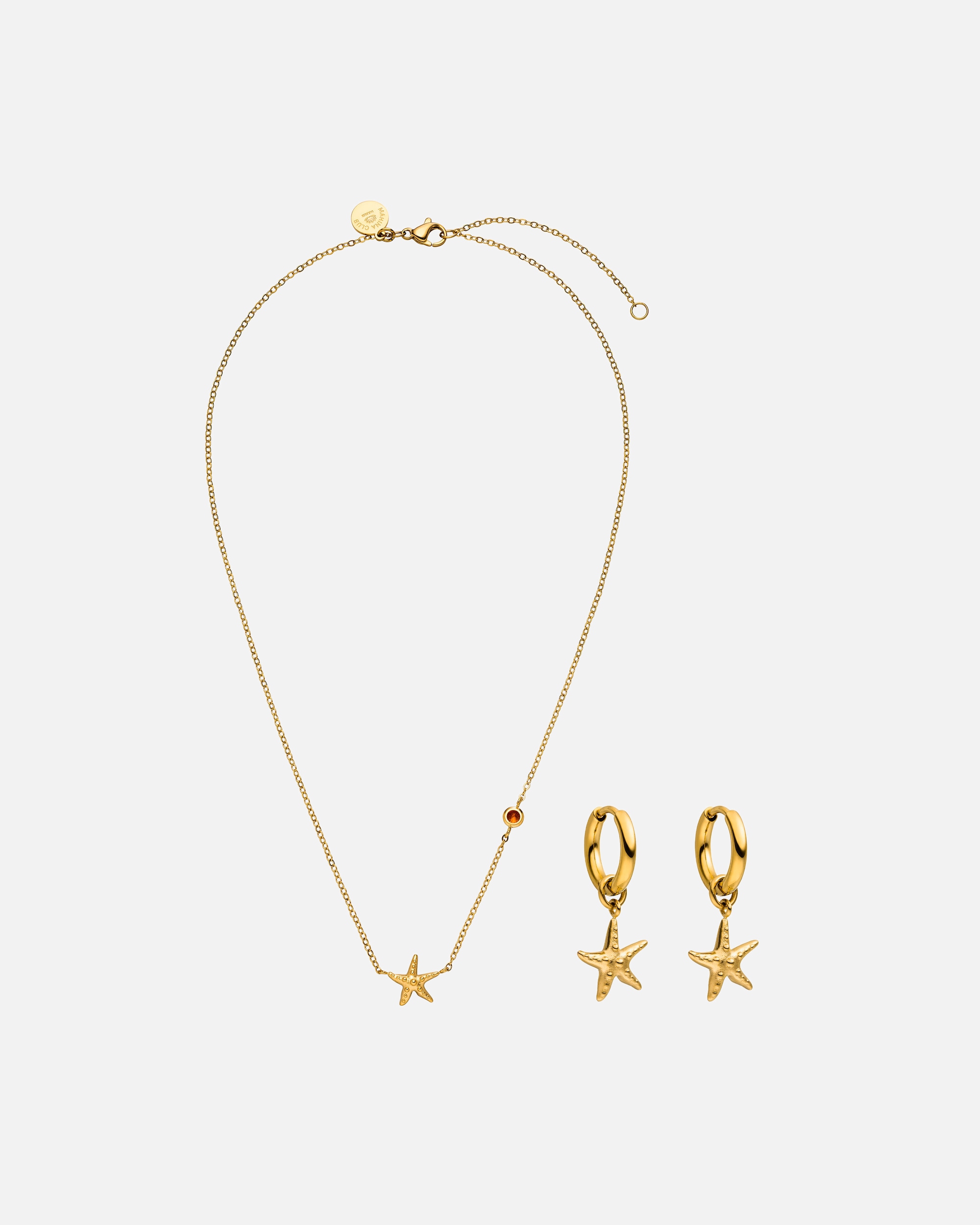Komplet biżuterii dla Kobieta Purelei Purelei Zestaw biżuterii Mahina Club Beach Star Złoto