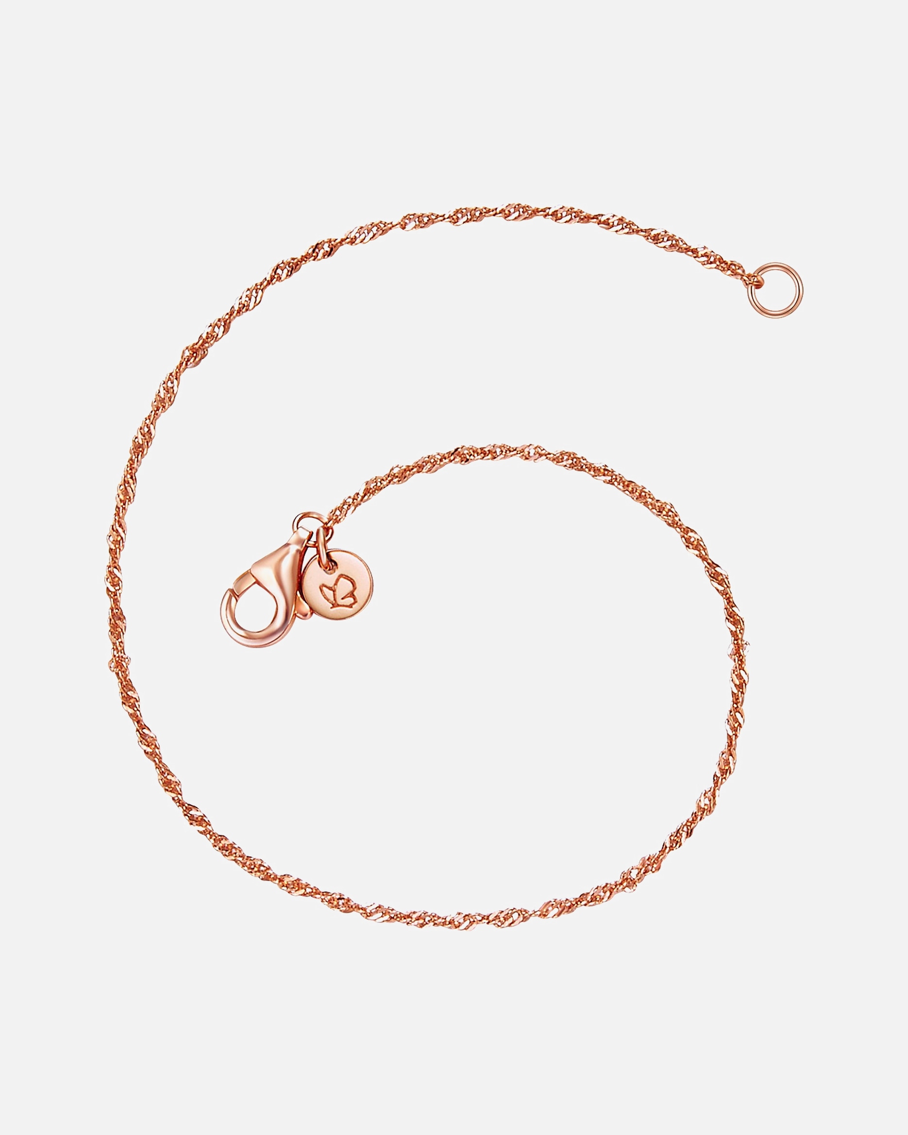 Bransoletka dla Kobieta Glanzstücke München Srebrna bransoleta srebro wysokiej próby różowe złoto 19 cm