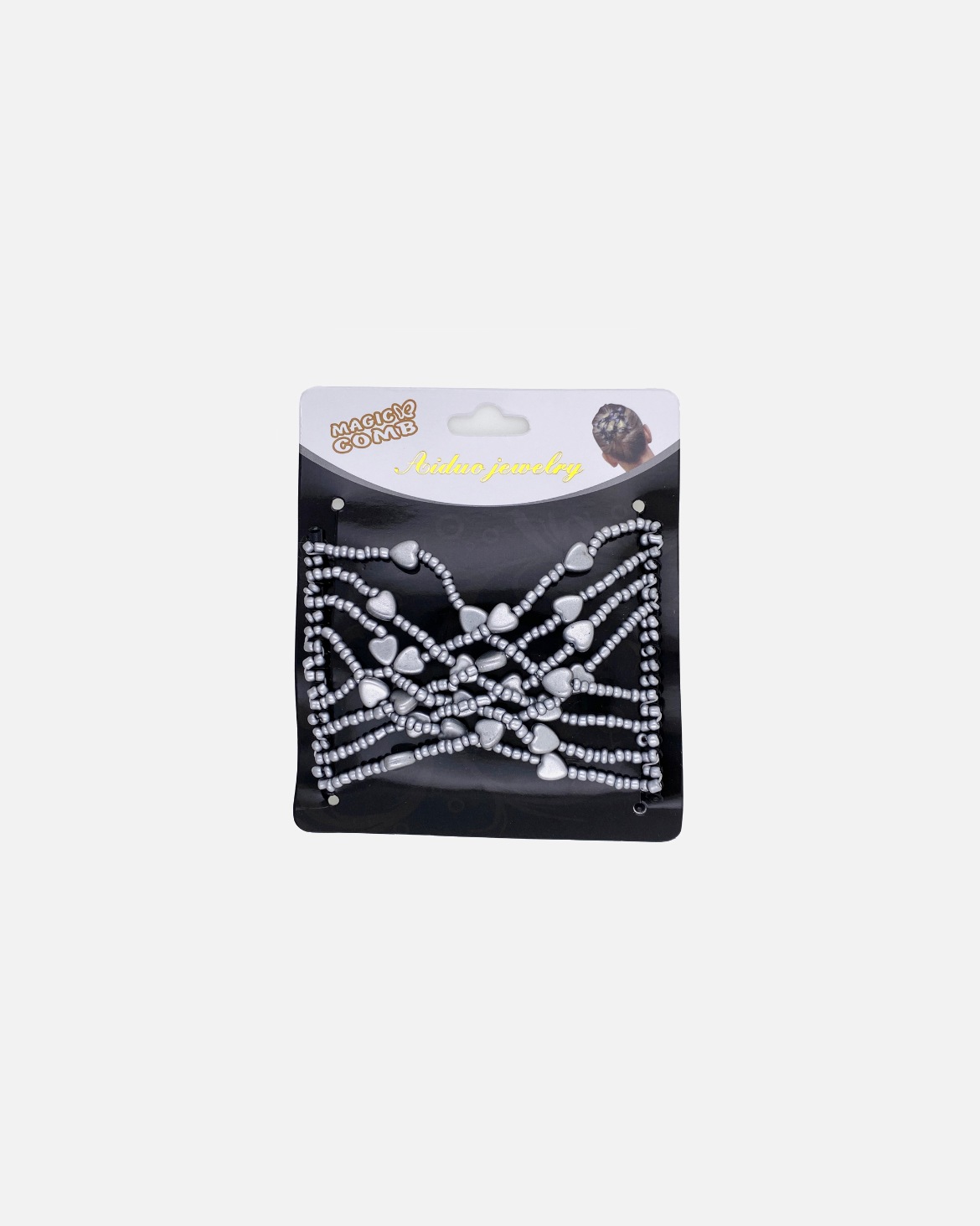 Klipsy do włosów dla Unisex SOHO EZ grzebienie do włosów Srebrny