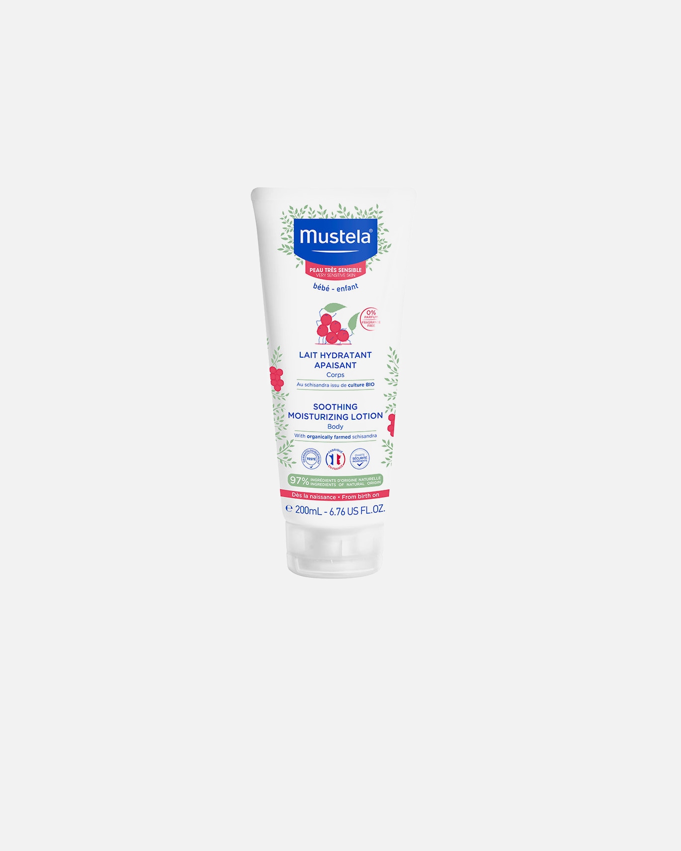 Krem dla dzieci dla Unisex Mustela BABY-CHILD komfortowe nawilżające mleczko do ciała 200 ml