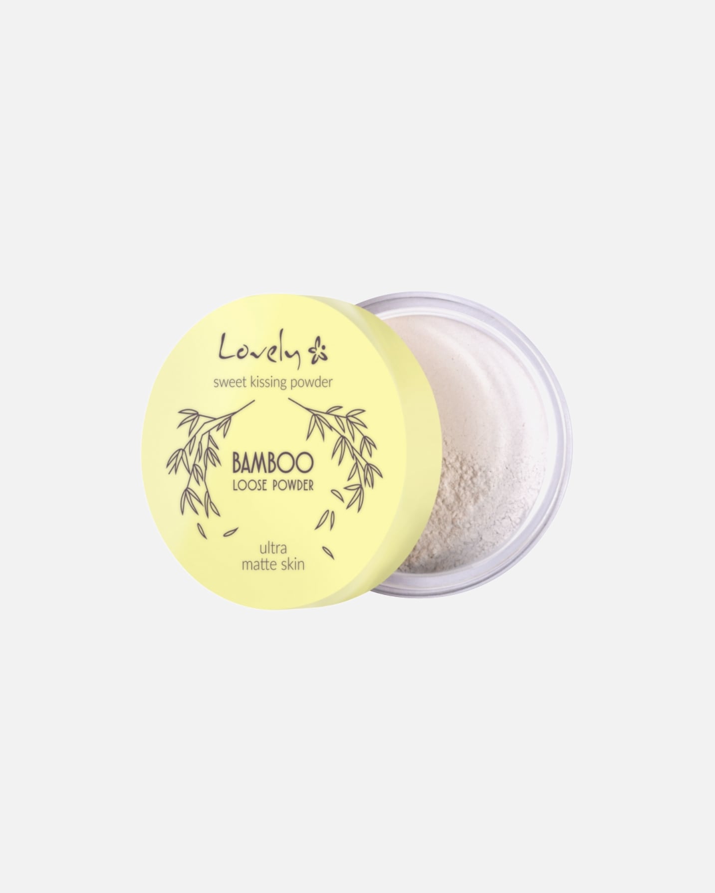 Puder dla Unisex Lovely Bamboo Loose Powder Transparentny