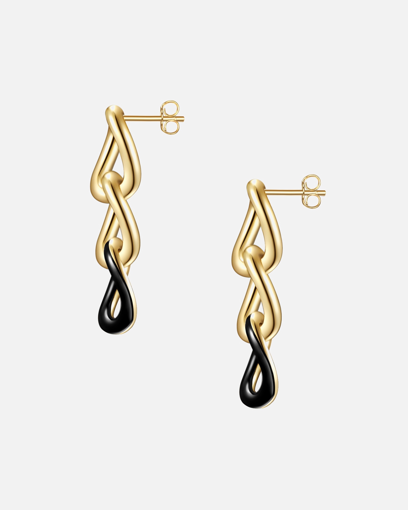 Kolczyki dla Kobieta Glanzstücke München Kolczyki z Srebro wysokiej próby w Żółte złoto 32,1 mm