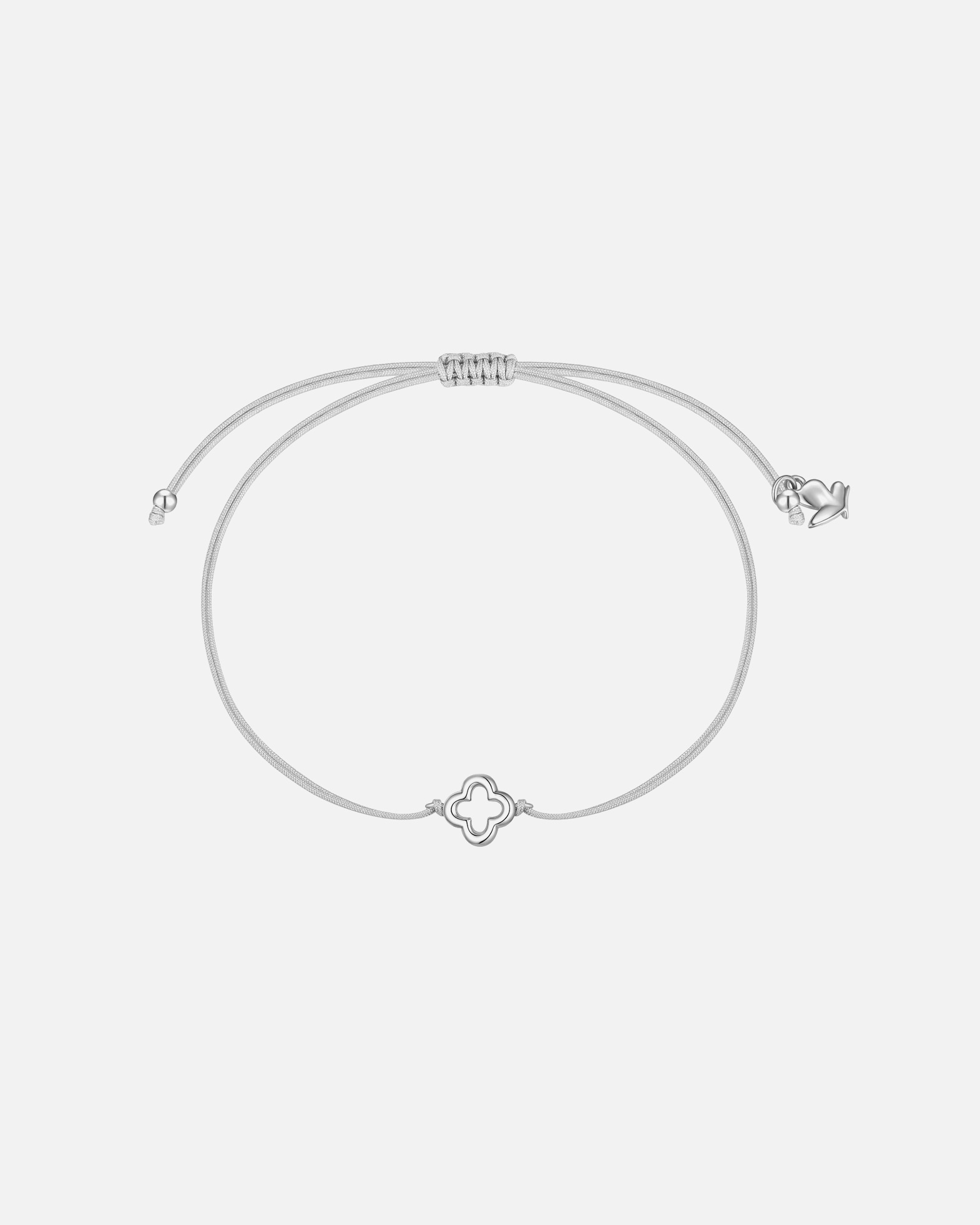 Bransoletka dla Kobieta Glanzstücke München Bransoletka Koniczyna ze stali nierdzewnej w kolorze srebrnym 15,0 - 22,0 cm, flexibel einstellbar