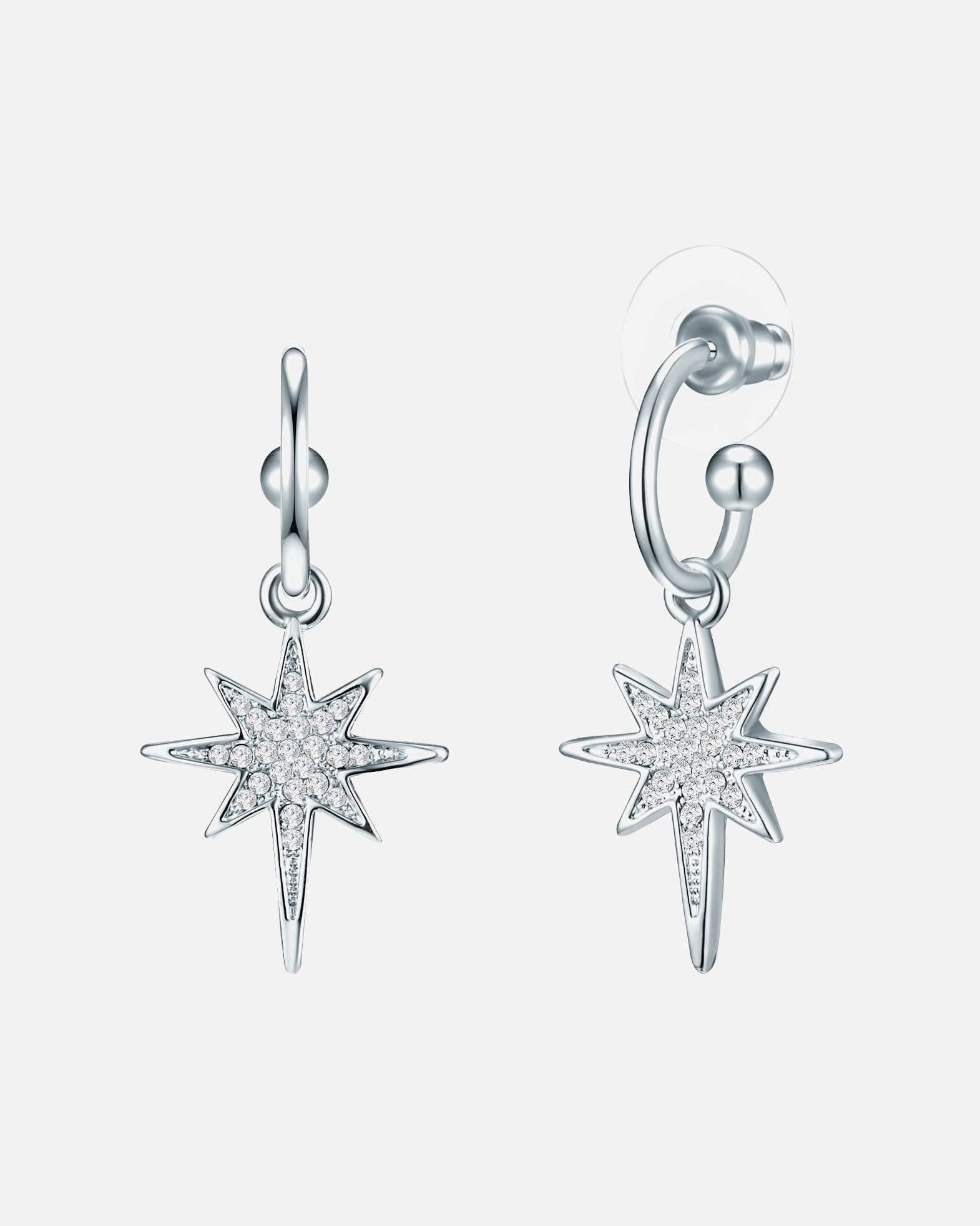 Kolczyki dla Kobieta Gwiazda Stop metali Szkło 35,4 mm