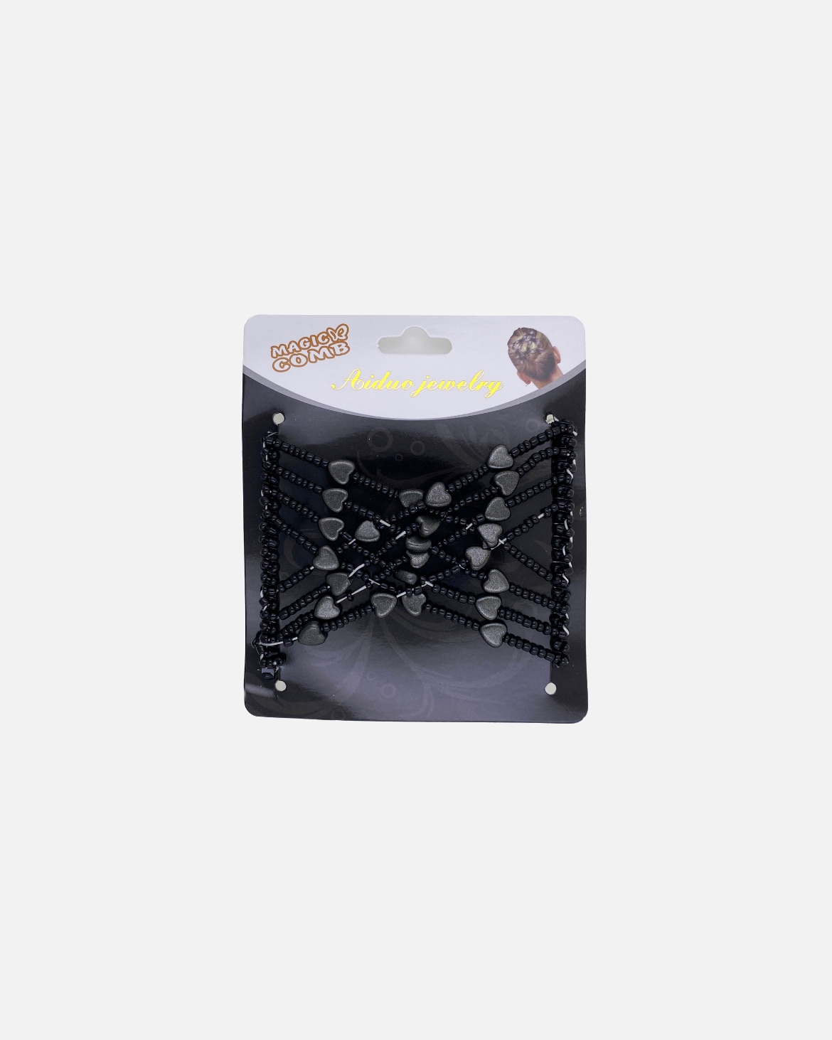 Klipsy do włosów dla Unisex SOHO EZ grzebienie do włosów Czarny