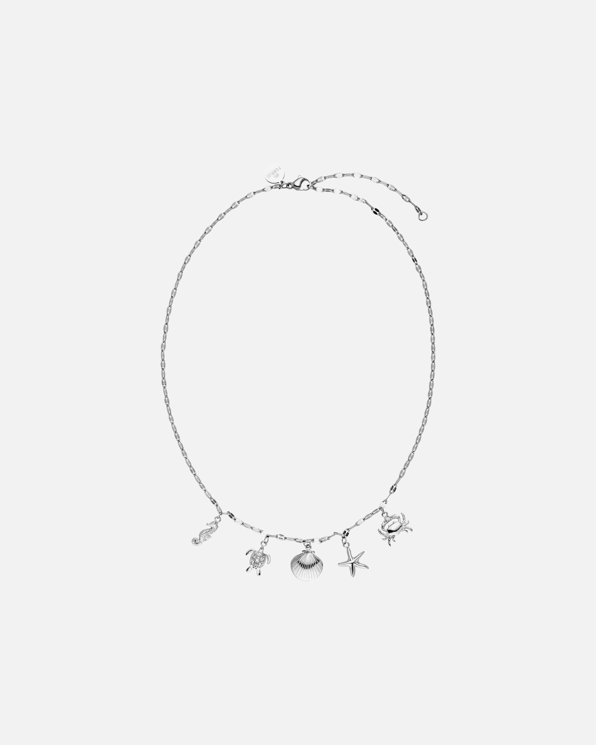 Naszyjnik dla Kobieta Purelei Purelei Naszyjnik Underwater World Srebrny