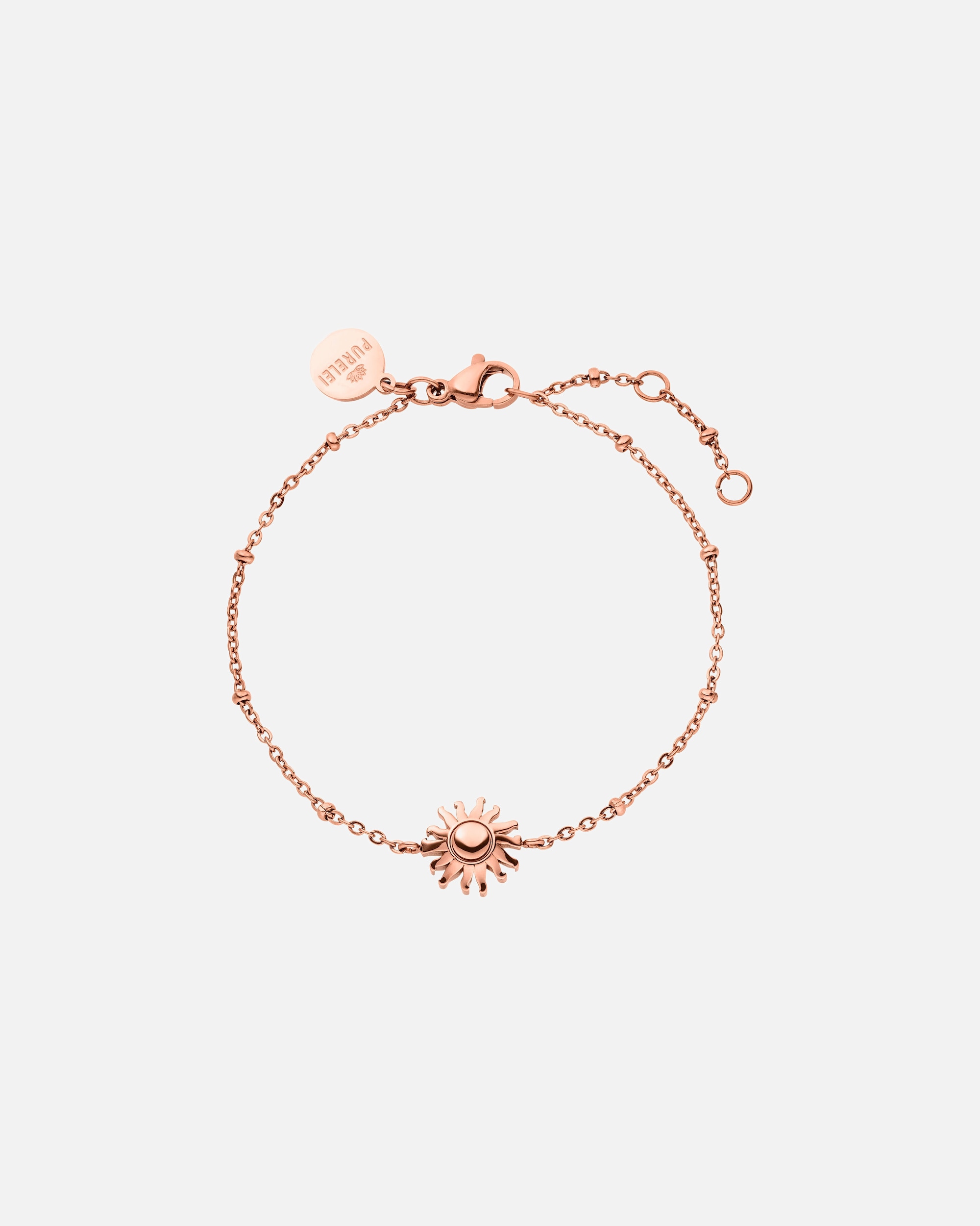 Bransoletka dla Kobieta Purelei Bransoletka Sun Różowe złoto