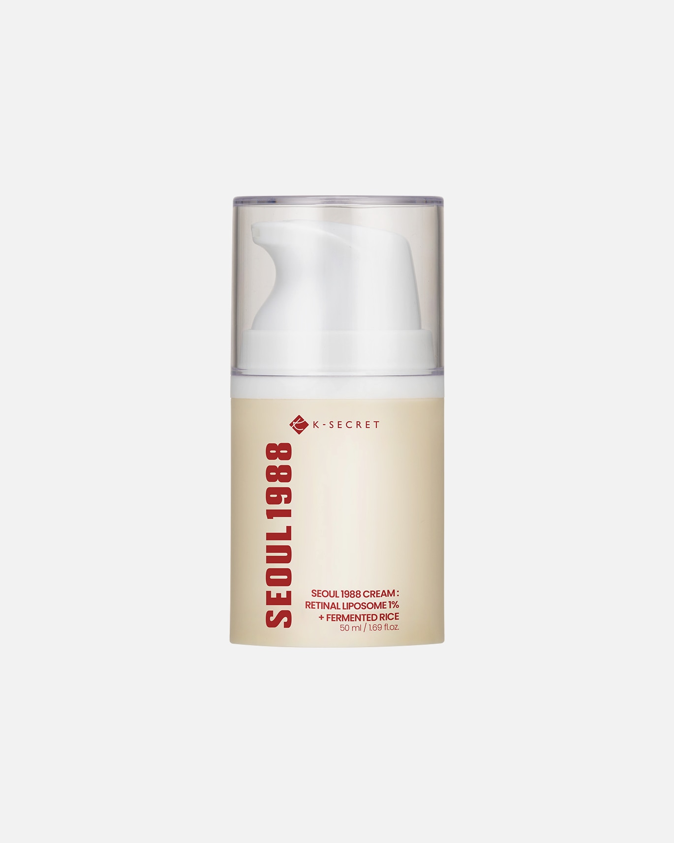 Krem do twarzy dla Unisex K-SECRET SEOUL 1988 Cream : Retinal Liposome 1% + Fermented Rice 50 ml
