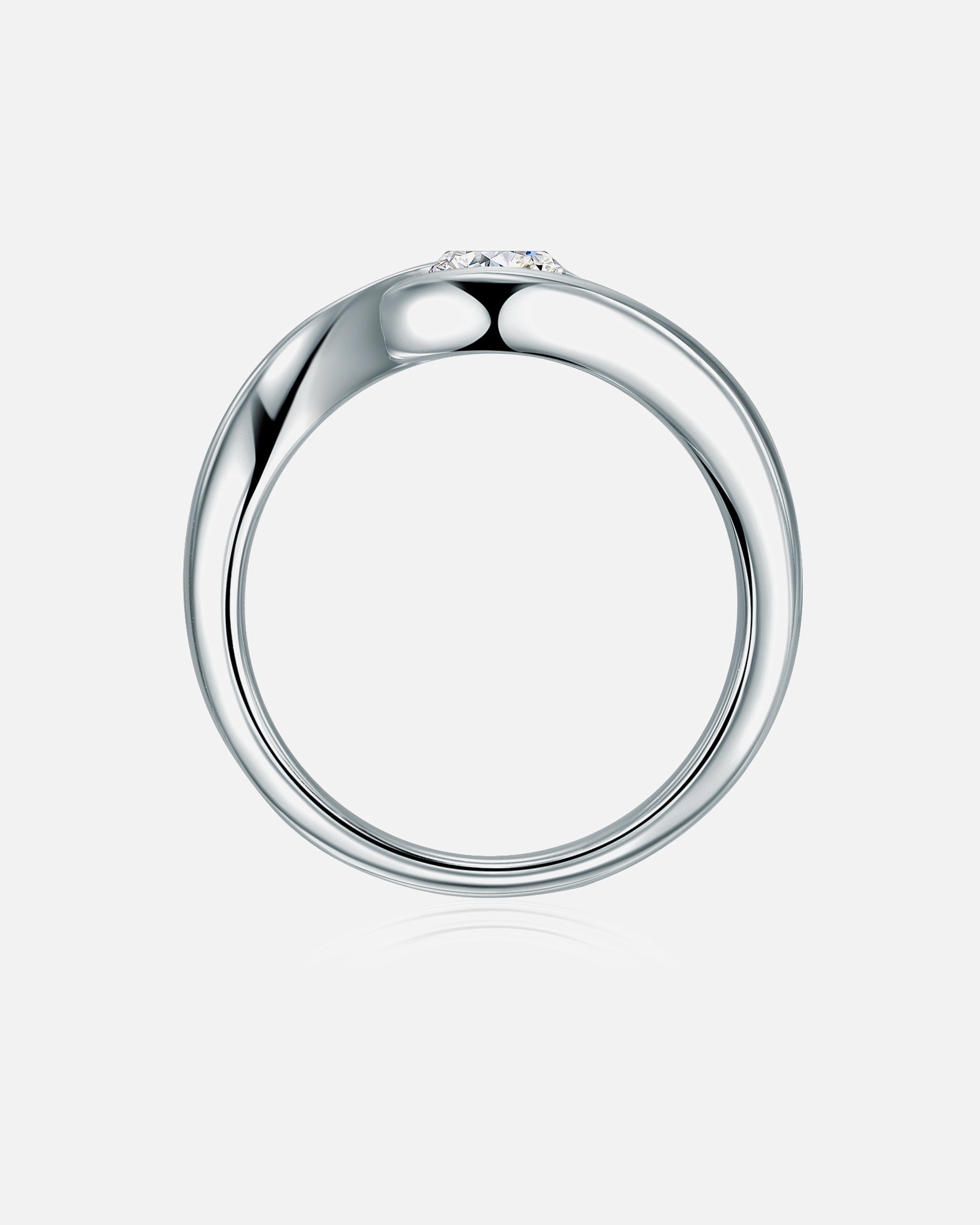 Pierścionek dla Kobieta Trilani Pierścionek z Srebro wysokiej próby w Srebrny 58