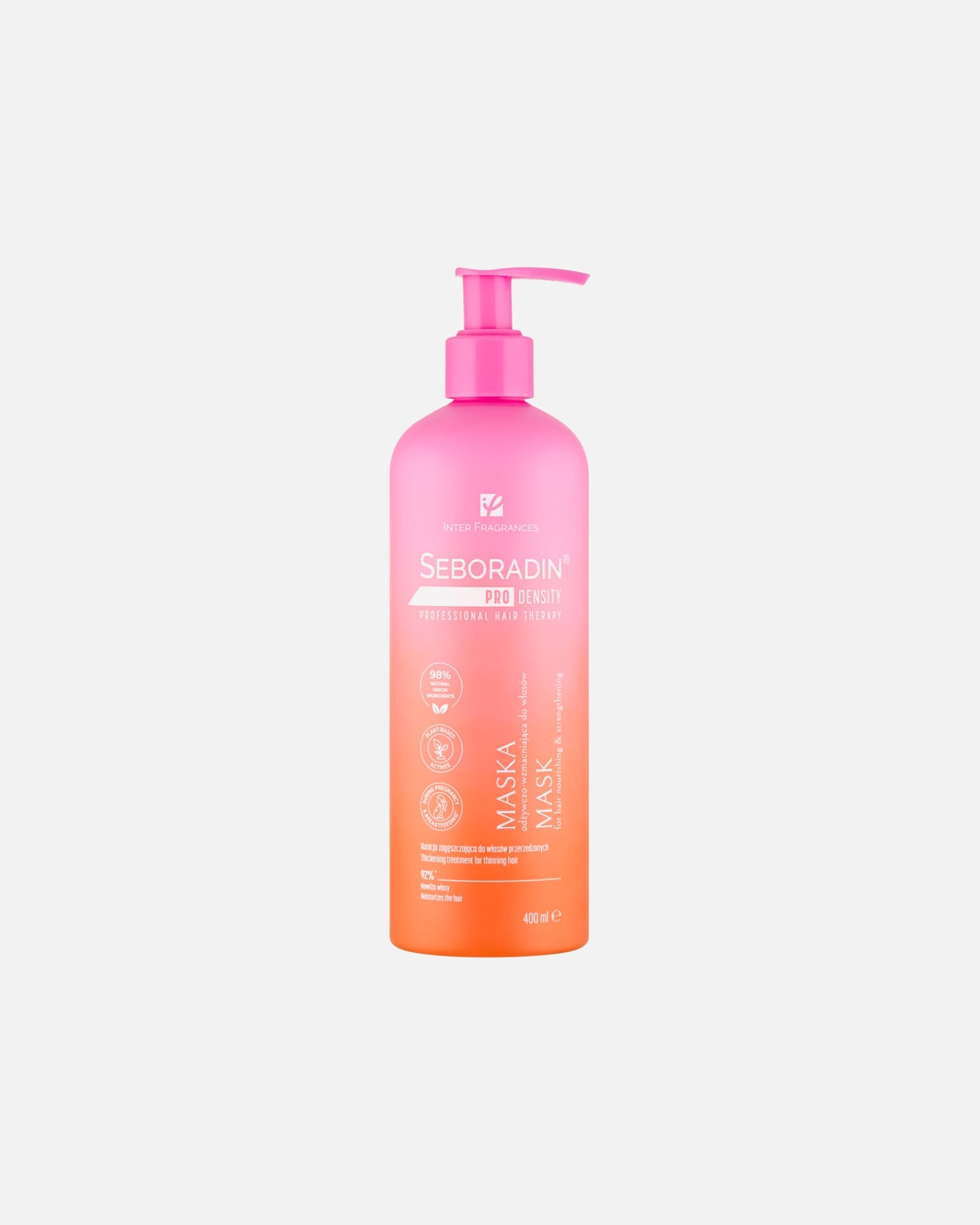 Maska do włosów dla Kobieta Seboradin Pro Density 400 ml