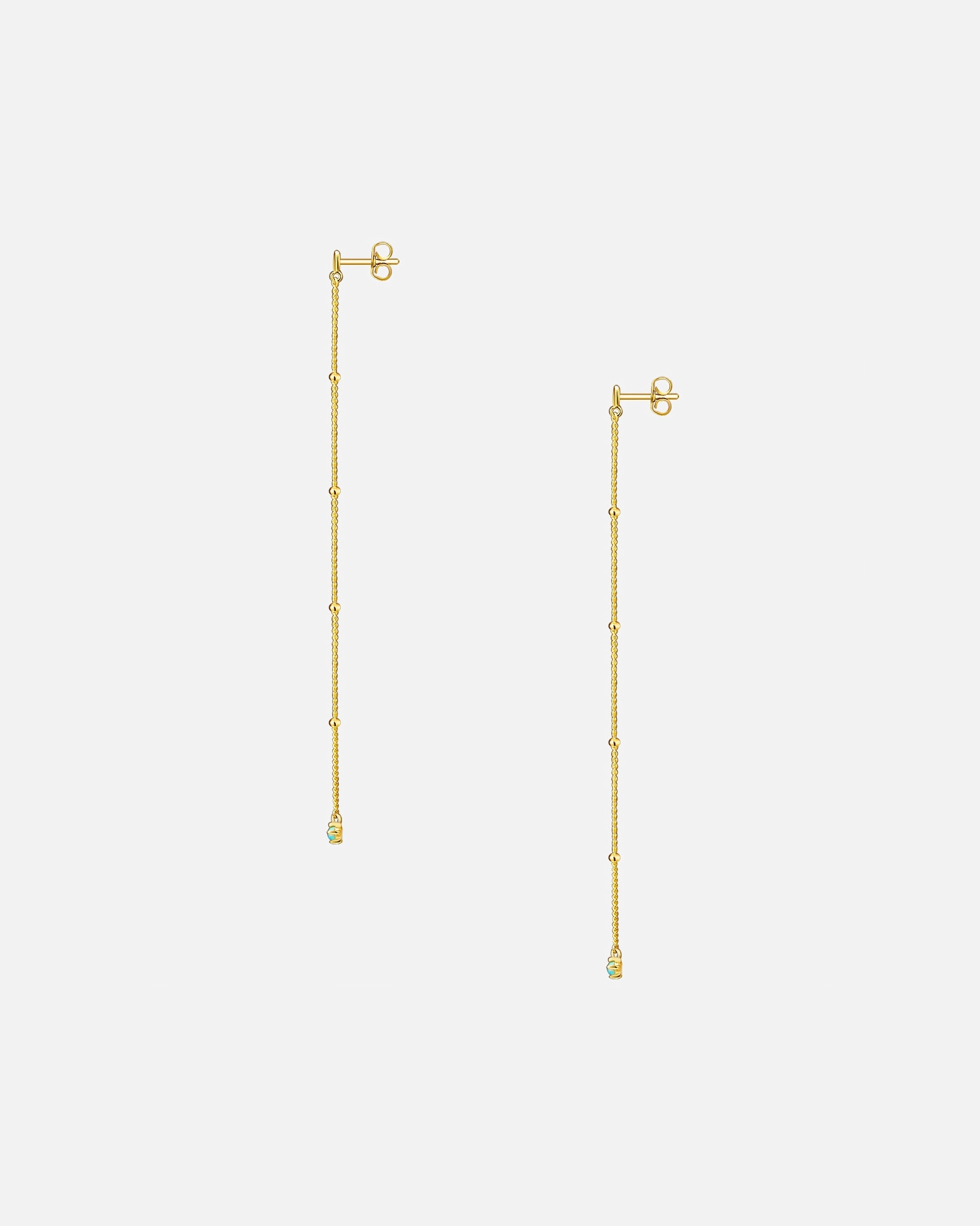 Kolczyki dla Kobieta Glanzstücke München Srebrne kolczyki sztyfty srebro wysokiej próby Opal (synt.) żółte złoto 91,6 mm