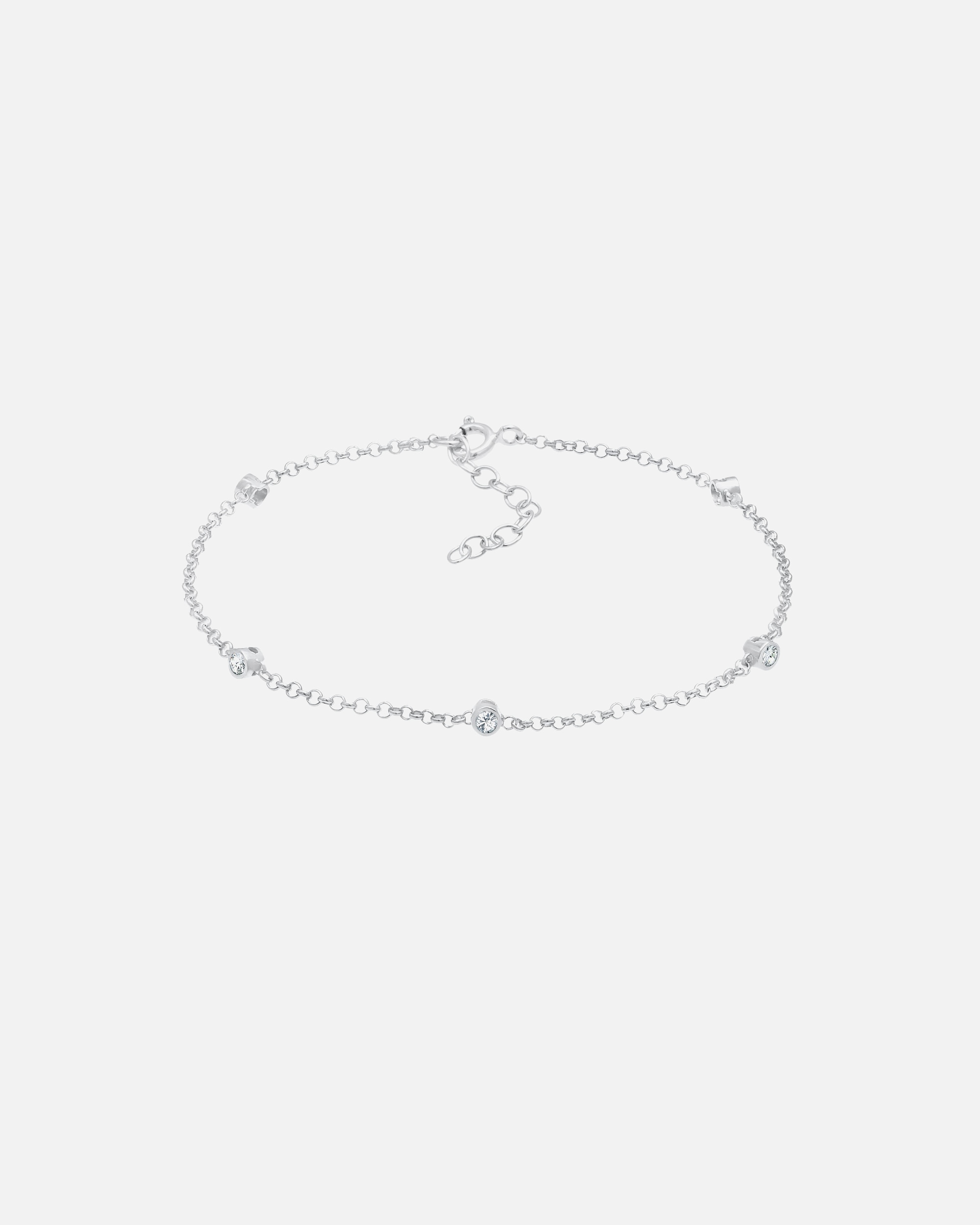 Bransoletka dla Kobieta Elli Panie Delikatny błysk z kryształami w 925 sterling silver 16