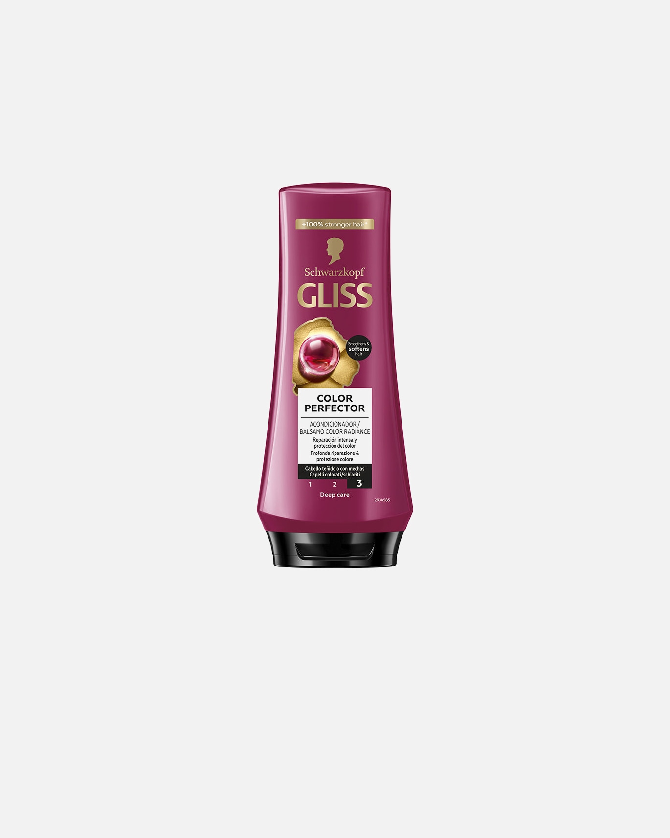 Odżywka do włosów do spłukiwania dla Unisex Schwarzkopf Odżywka GLISS COLOR PERFECTOR 200 ml