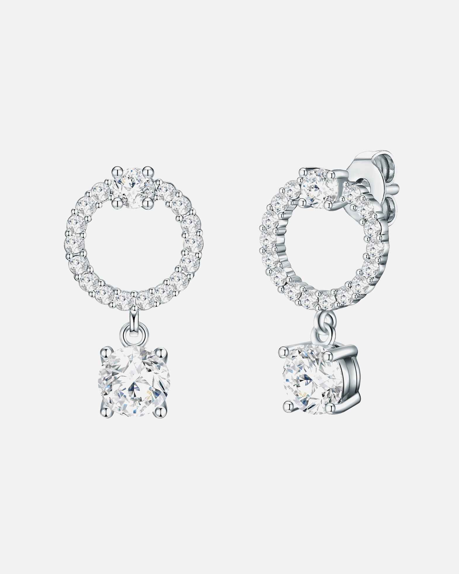 Kolczyki dla Kobieta Lulu & Jane Kolczyki Mosiadz Srebrny 19,0 mm