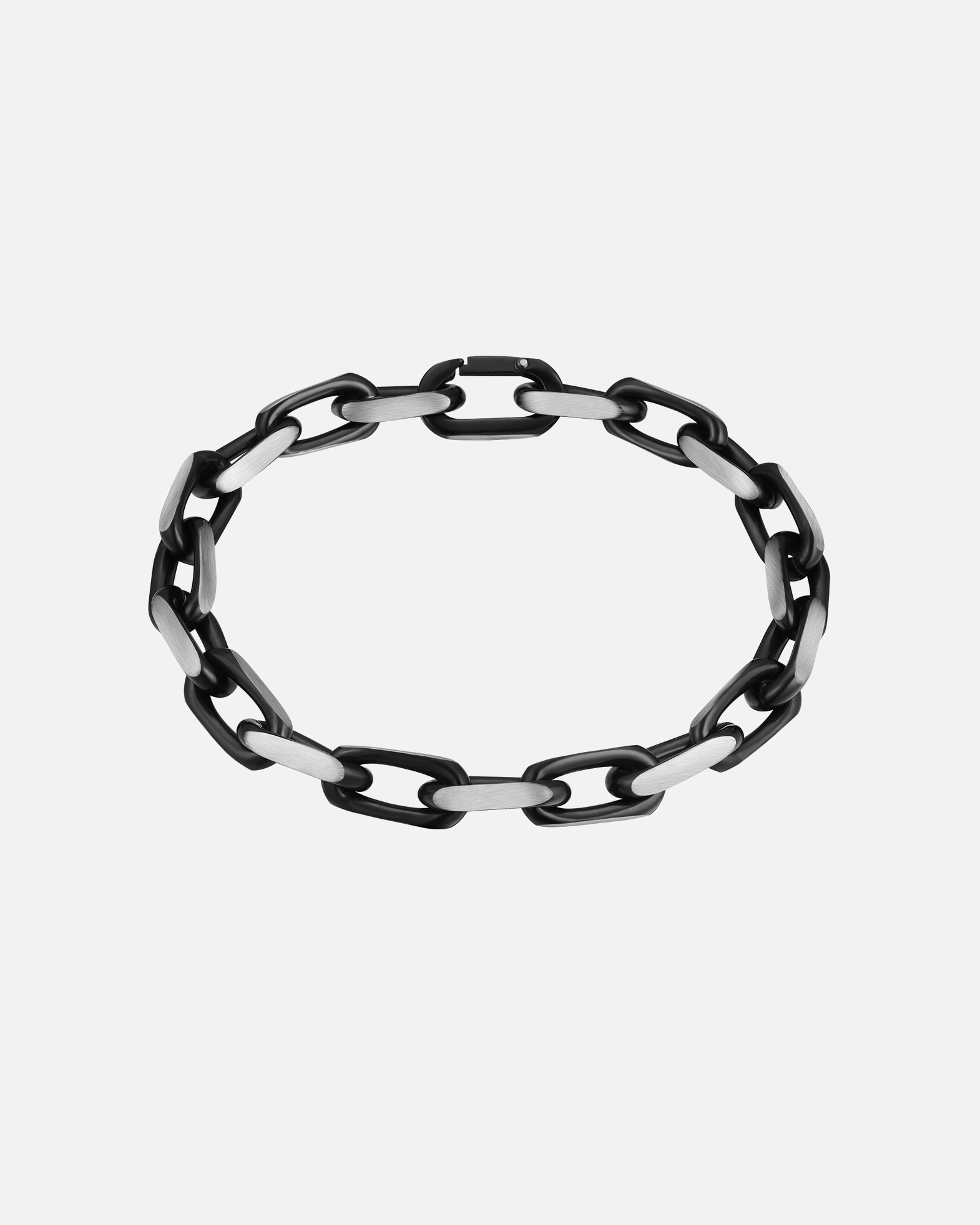 Bransoletka dla Mężczyzna Bransoletka Stal nierdzewna Czarny 22,0 cm