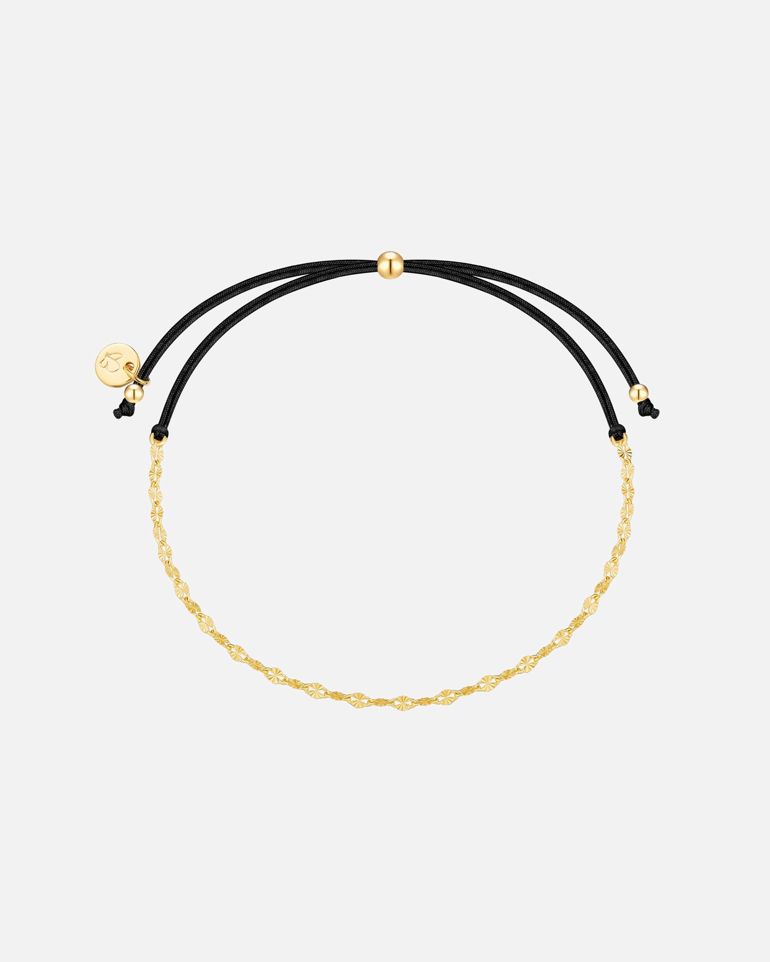 Bransoletka dla Kobieta Glanzstücke München Bransoletka z srebra próby 925 w kolorze zlotym 15,0 - 22,0 cm, flexibel einstellbar