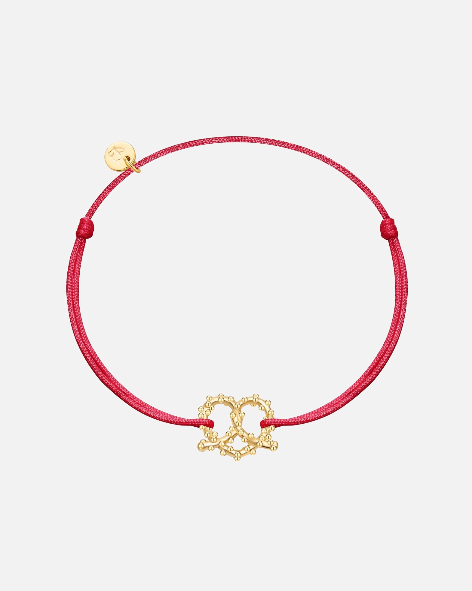 Bransoletka dla Kobieta Glanzstücke München Bransoletka Precel serce Srebro wysokiej próby Różowy złoty 15,0 - 22,0 cm, flexibel einstellbar