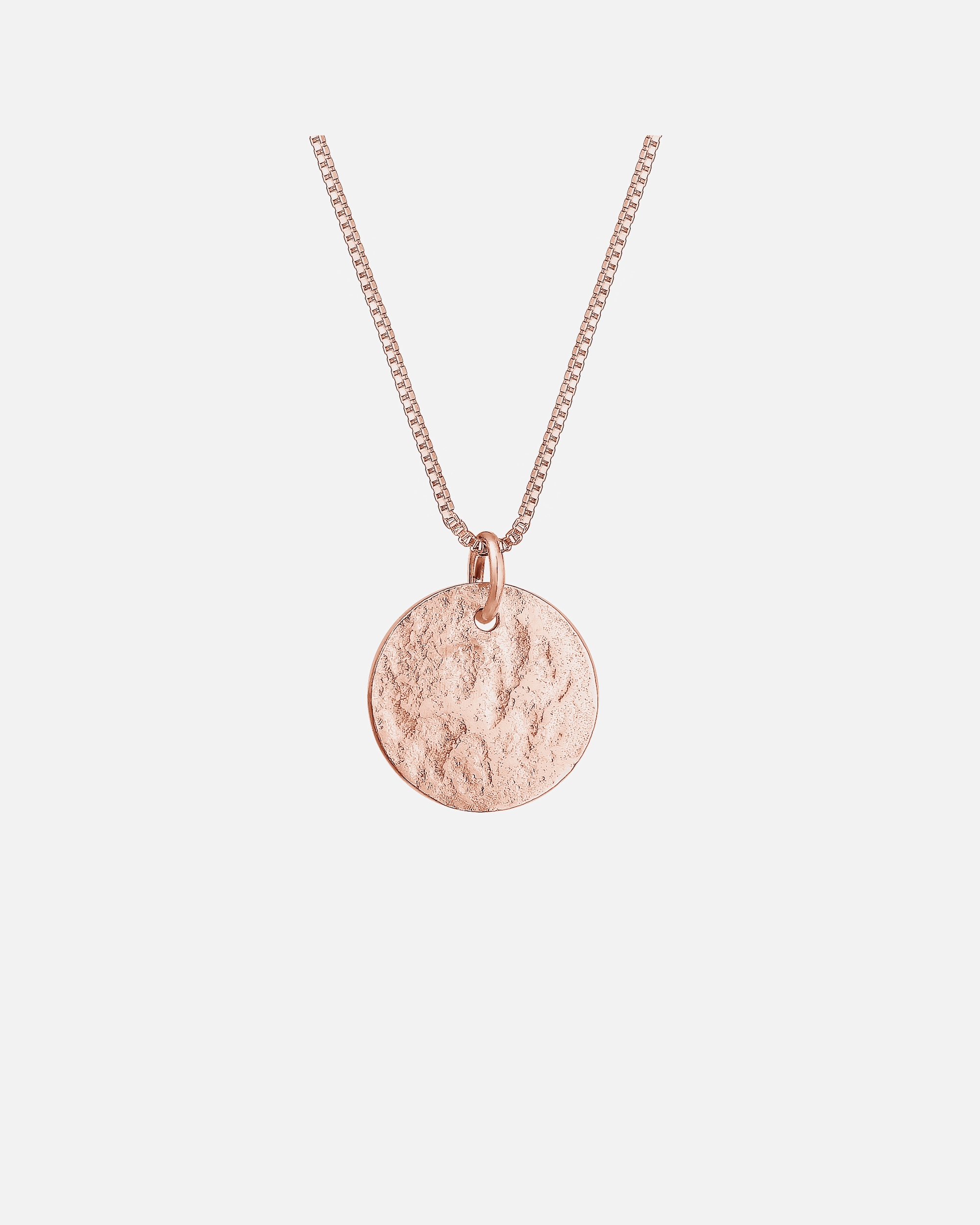 Naszyjnik dla Kobieta Elli Damska zawieszka płytka młotkowana ze srebra próby 925 Sterling Silver 45