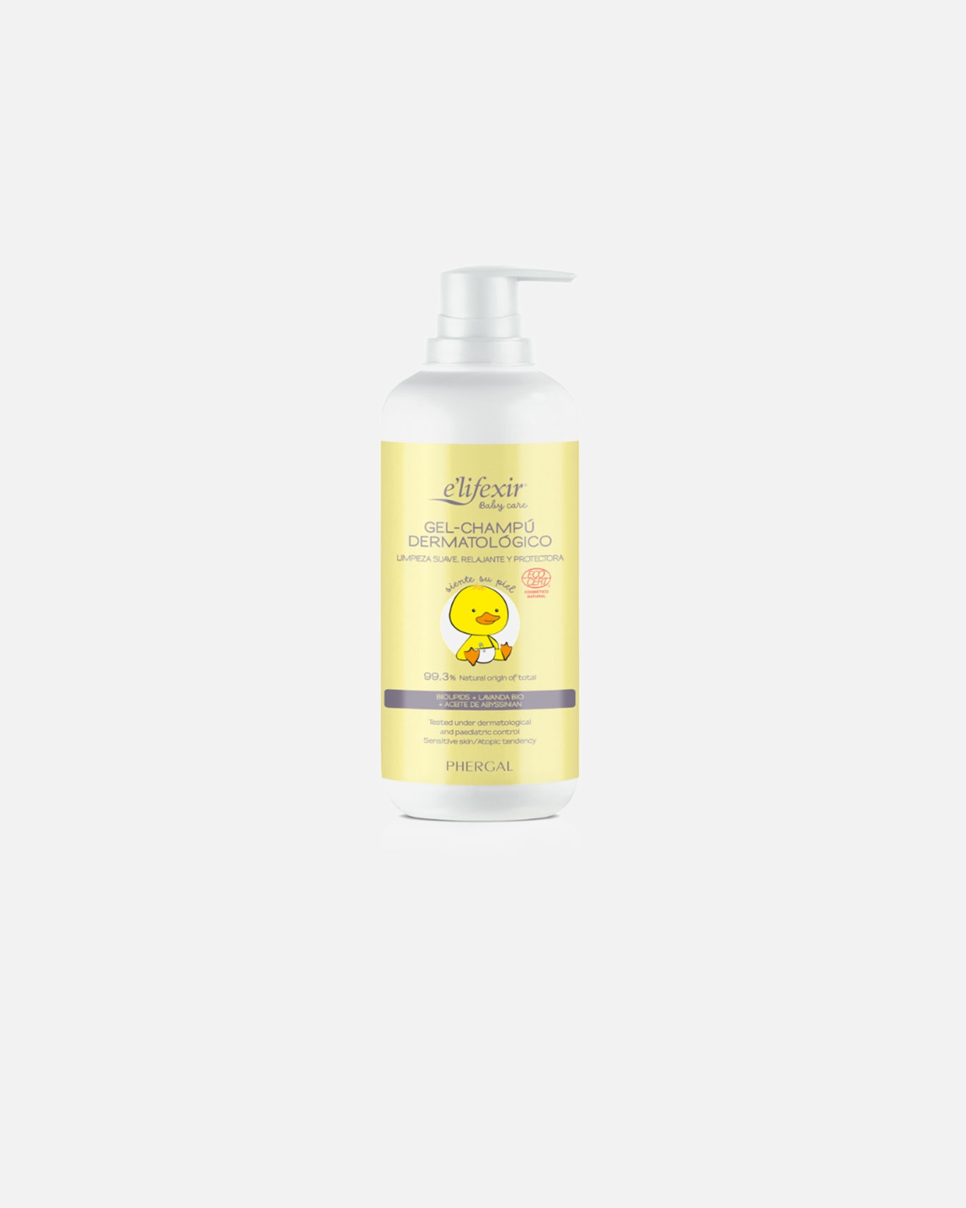 Żel pod prysznic dla dzieci dla Unisex e'lifexir BABY CARE dermatologiczny żel-szampon 500 ml
