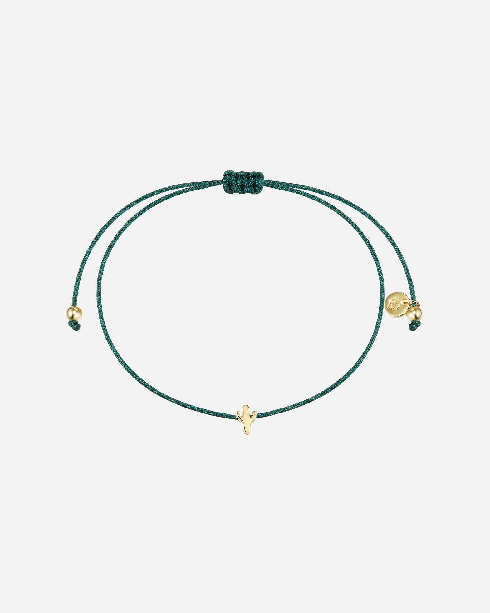 Bransoletka dla Kobieta Glanzstücke München Srebrna bransoleta Kaktus srebro wysokiej próby żółte złoto 15,0 - 22,0 cm, flexibel einstellbar