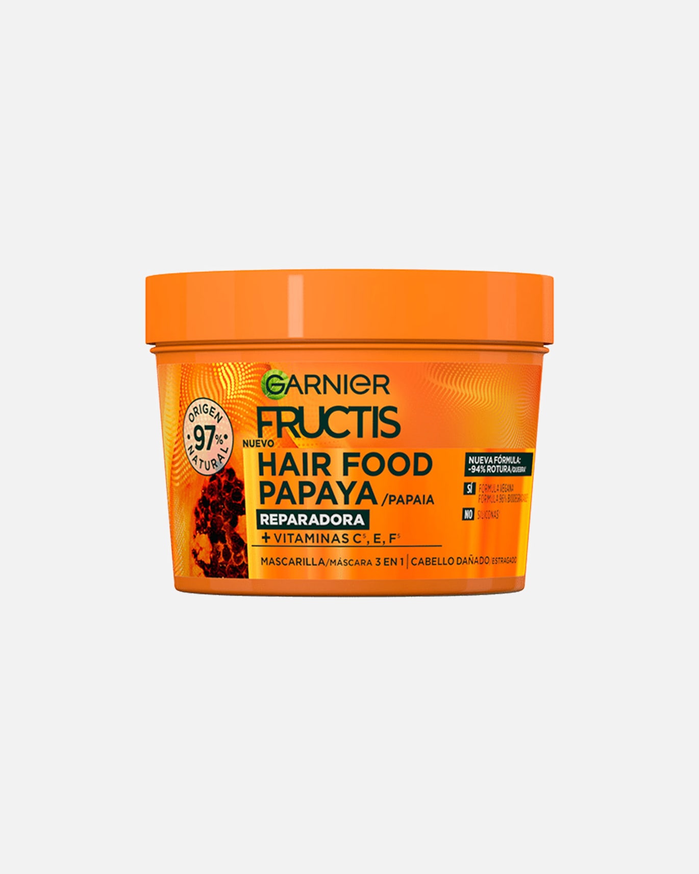 Maska do włosów dla Kobieta Garnier Maska naprawcza FRUCTIS HAIR FOOD PAPAYA 390 ml
