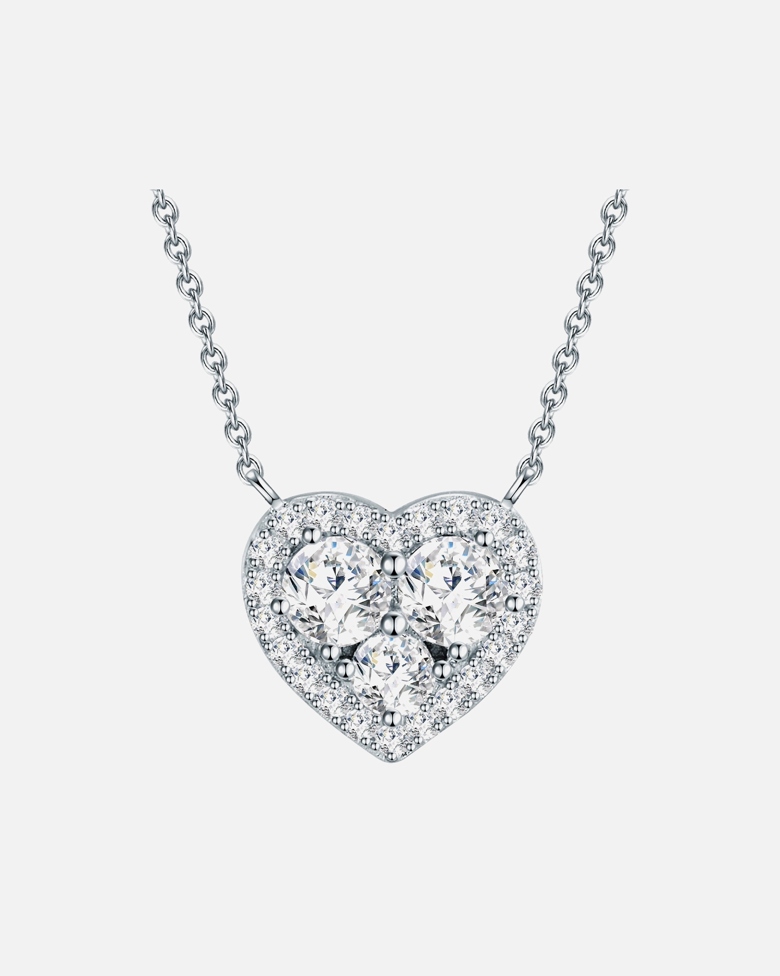 Naszyjnik dla Kobieta Naszyjnik srebrny srebro wysokiej próby Cyrkonia srebrny 40,0 cm Basiskette + 5,0 cm Verlängerung