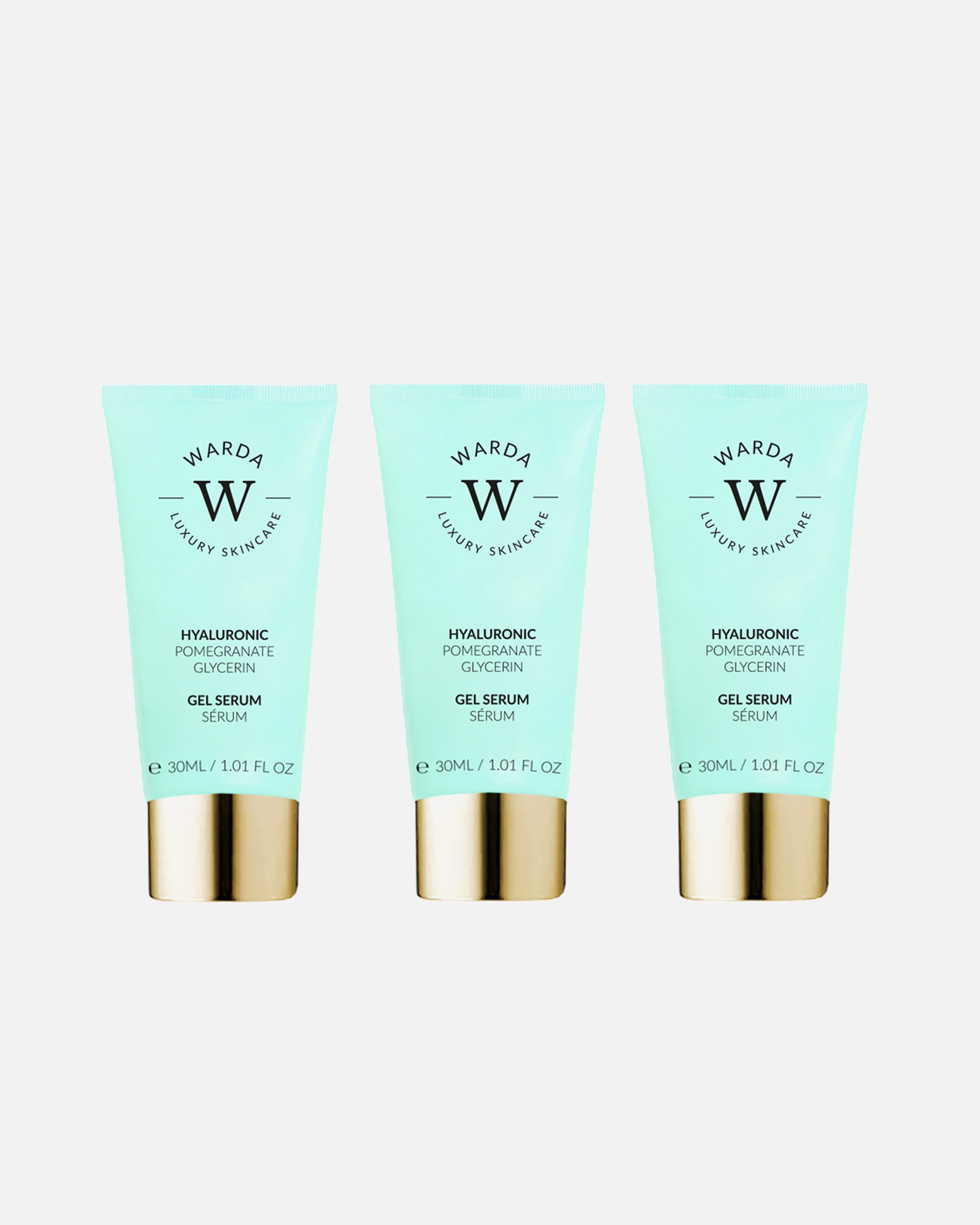 Serum z kwasem hialuronowym dla Kobieta WARDA LUXURY SKINCARE Trio serum hialuronowego 1 sztukaka