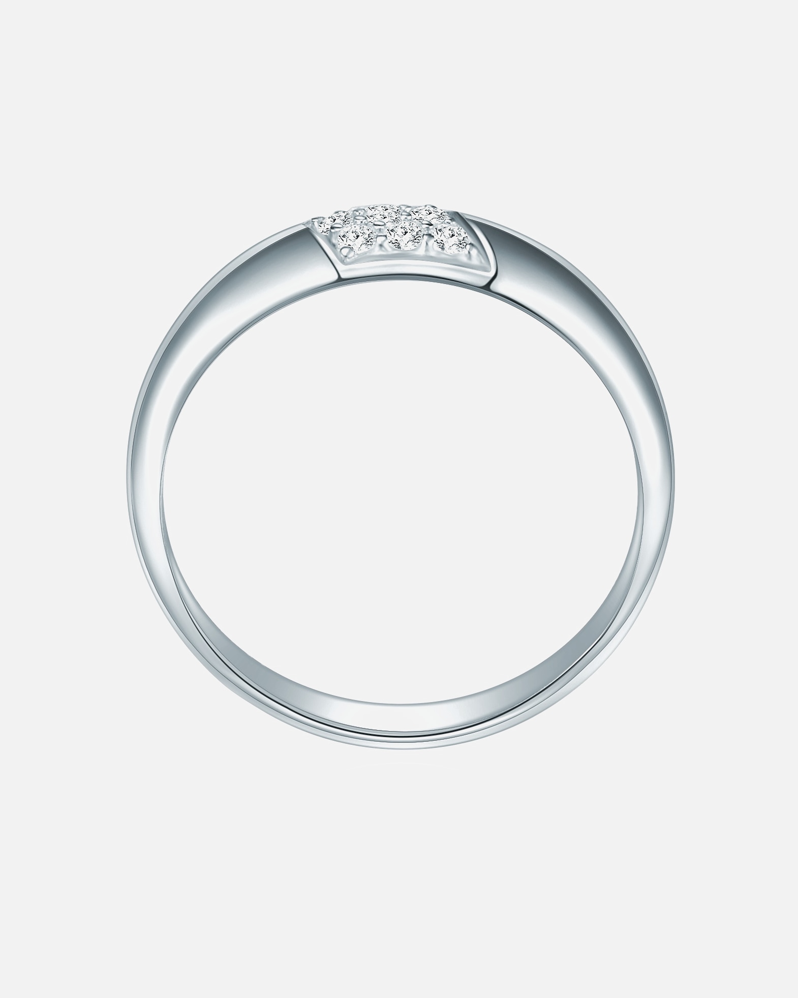 Pierścionek dla Kobieta Rafaela Donata Srebrny pierścionek srebro wysokiej próby Cyrkonia srebrny 58