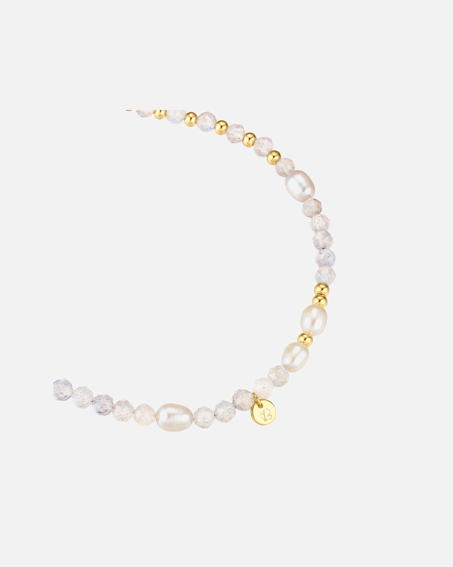 Bransoletka dla Kobieta Glanzstücke München Bransoletka z Srebro wysokiej próby w Żółte złoto 21 cm