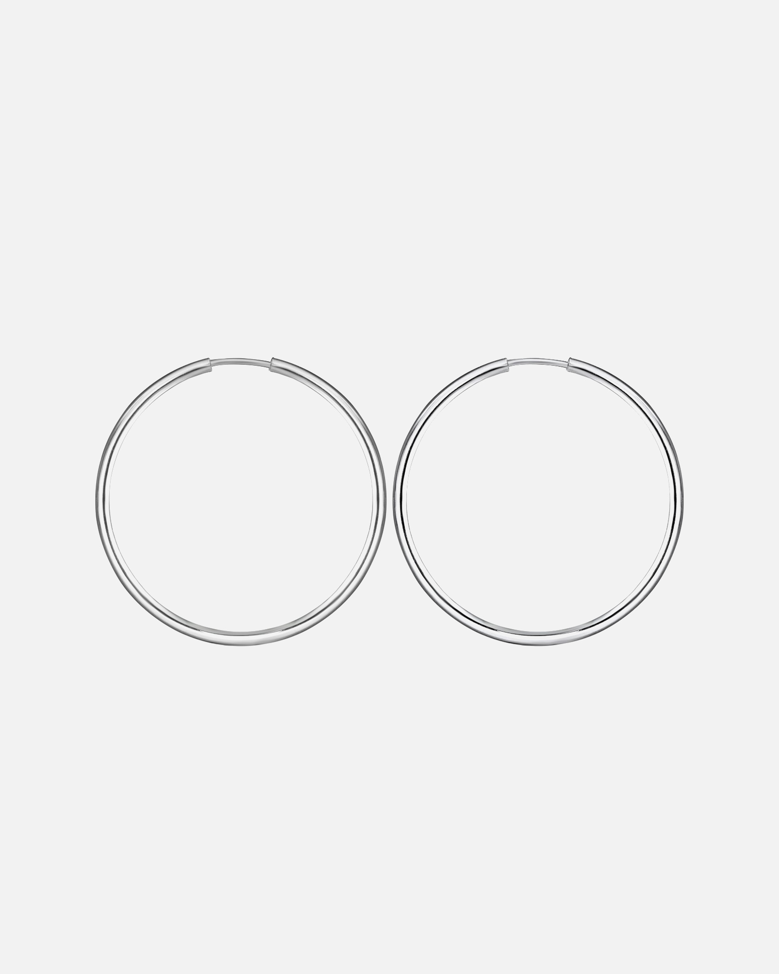 Obrączki dla Kobieta Rafaela Donata Srebrne kolczyki kreole srebro wysokiej próby srebrny 40,0 mm