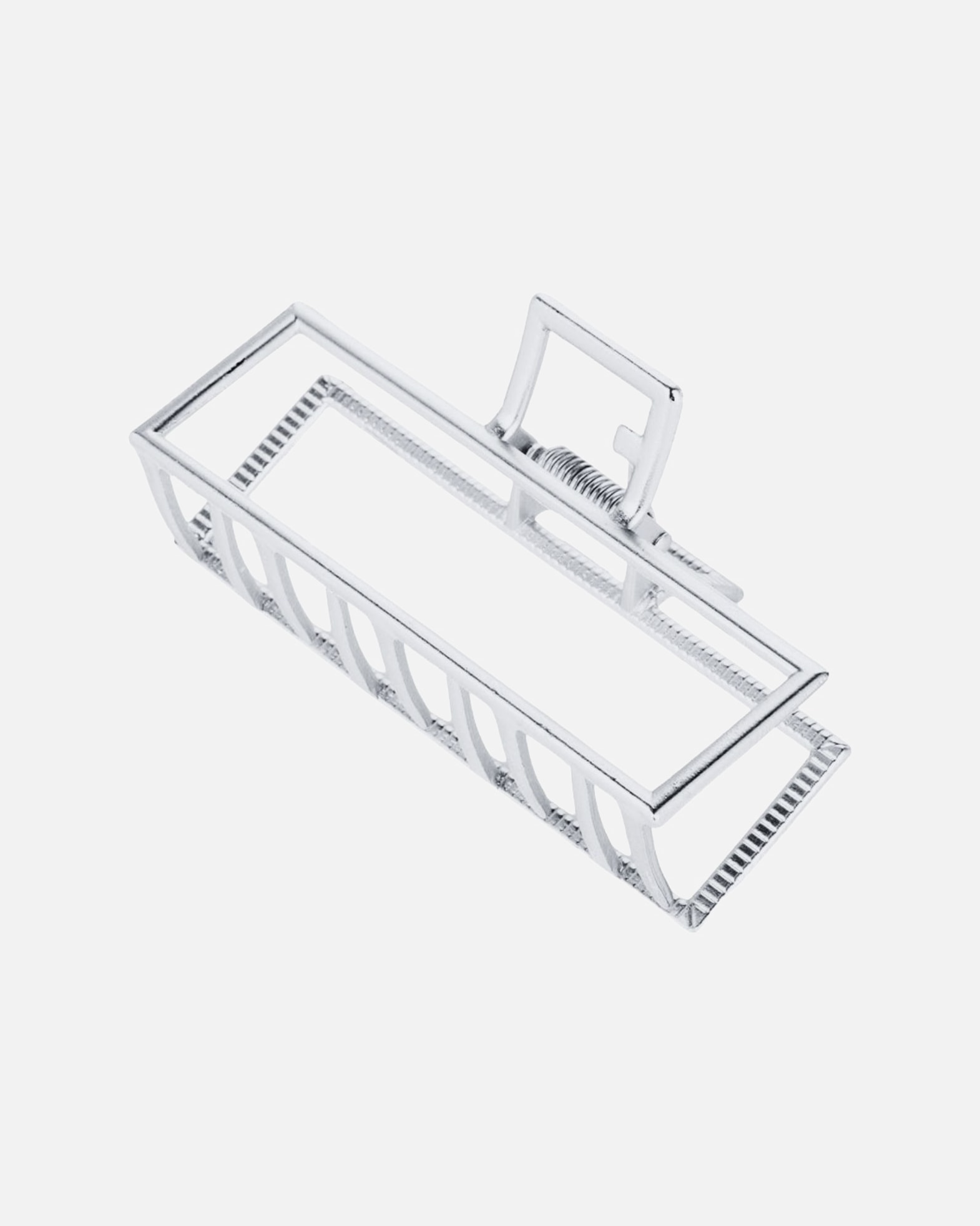 Spinka do włosów dla Kobieta SOHO SOHO Square duża metalowa spinka klamra do włosów - Srebrna Srebrny