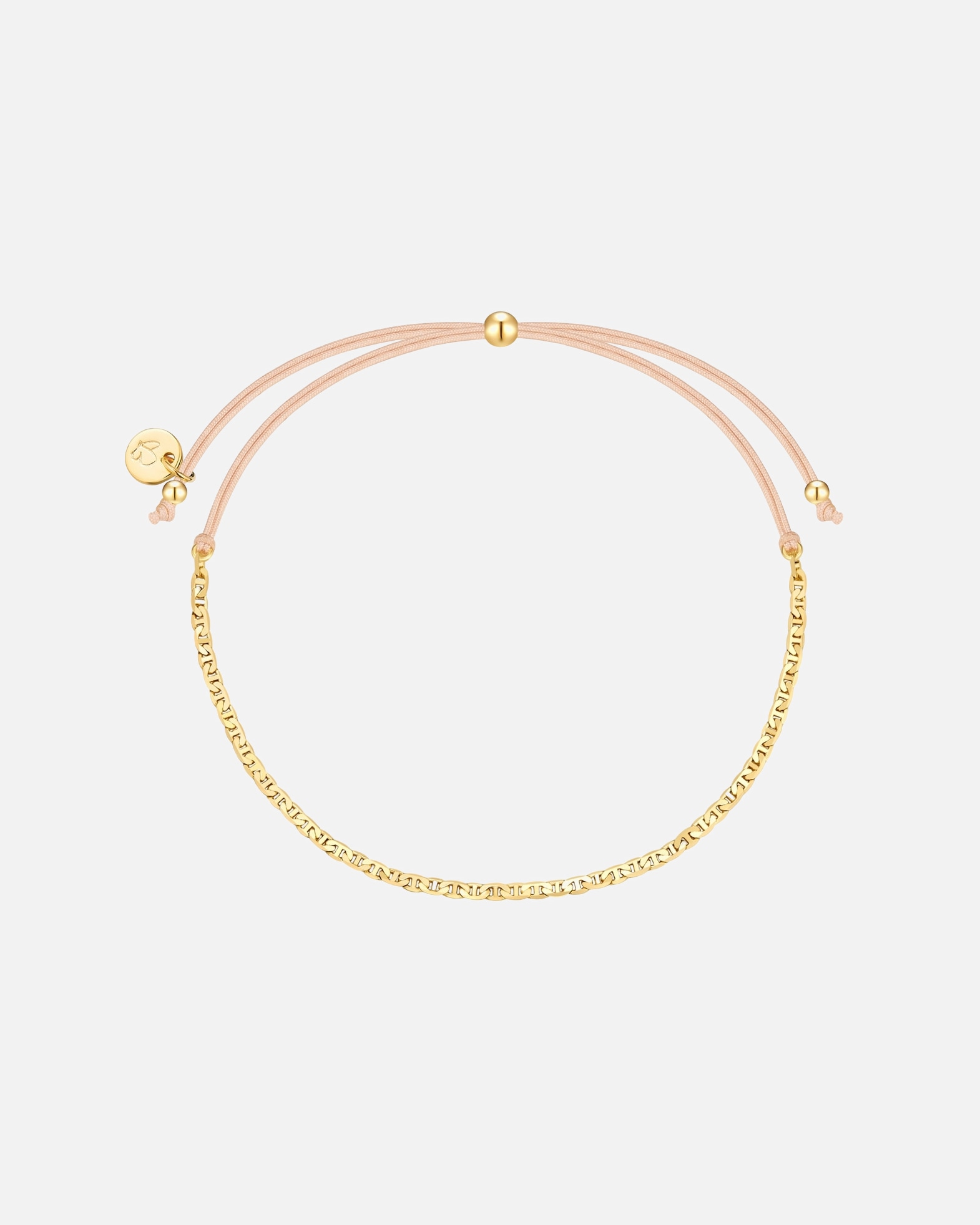 Bransoletka dla Kobieta Glanzstücke München Bransoletka z srebra próby 925 w kolorze zlotym 15,0 - 22,0 cm, flexibel einstellbar