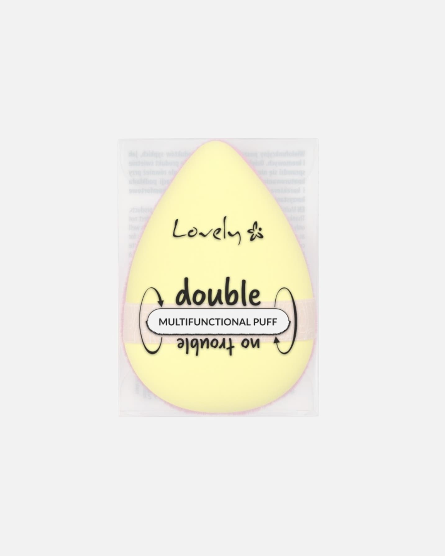 Akcesoria do makijażu dla Kobieta Lovely Double No Trouble Multifunctional Puff 1 sztuka