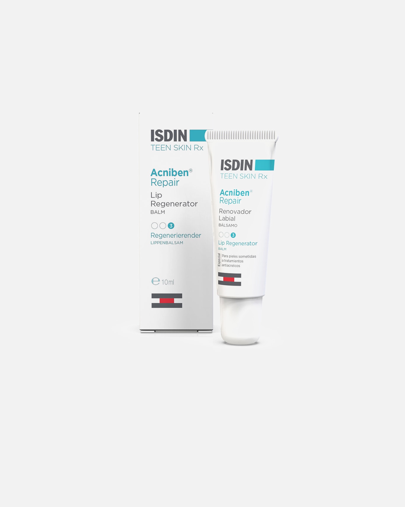 Balsam do ust dla Unisex ISDIN ACNIBEN Repair Odnawiający balsam do ust 10 ml