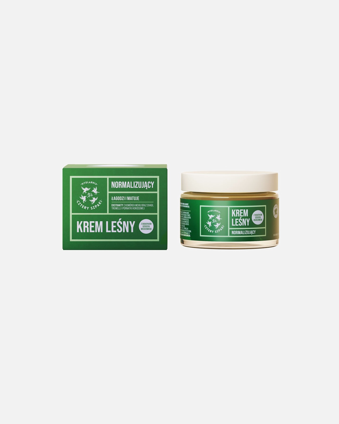 Krem do twarzy dla Unisex Mydlarnia 4 Szpaki Leśny 50 ml
