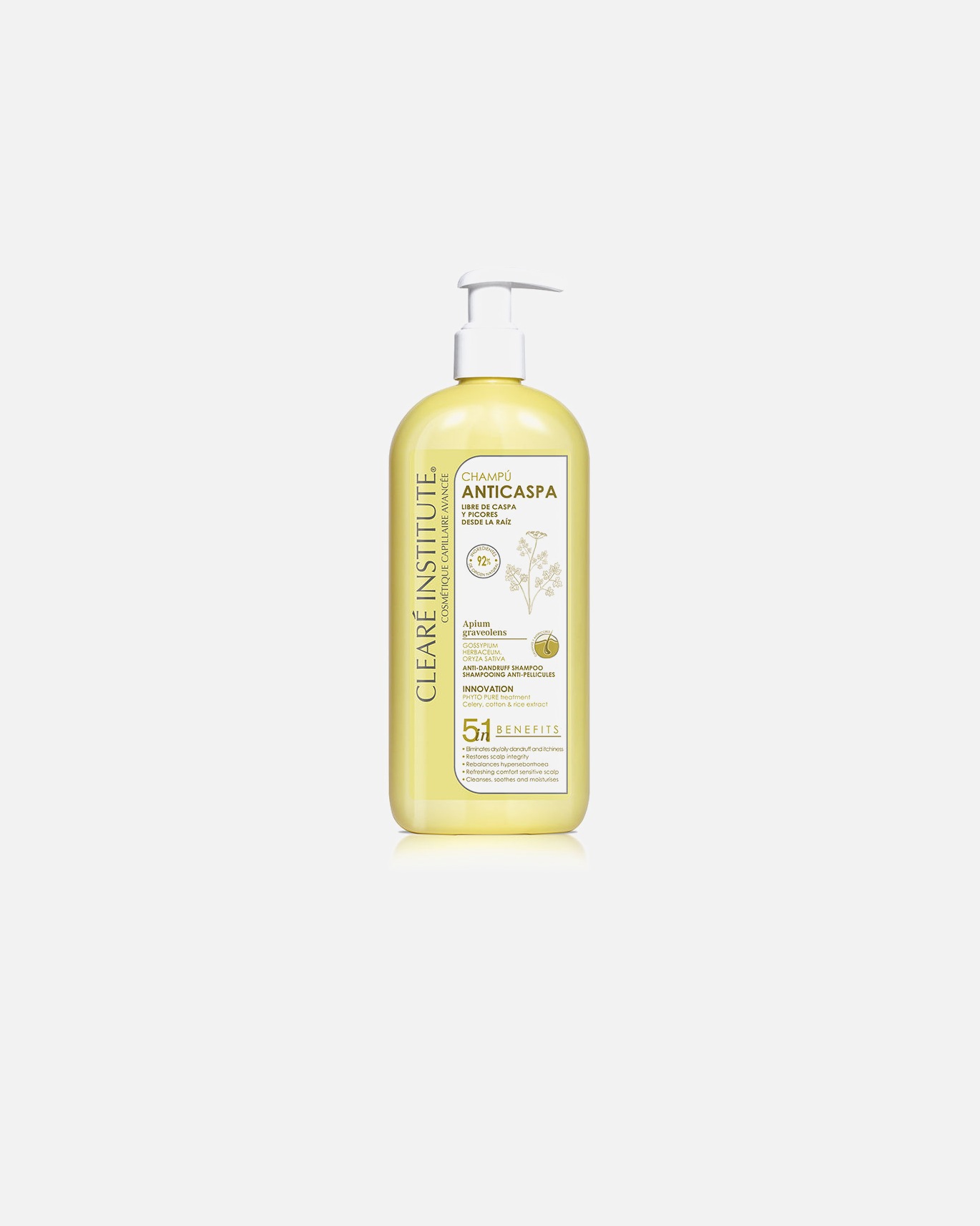 Lek na łupież dla Unisex Clearé Institute Szampon przeciwłupieżowy 400 ml