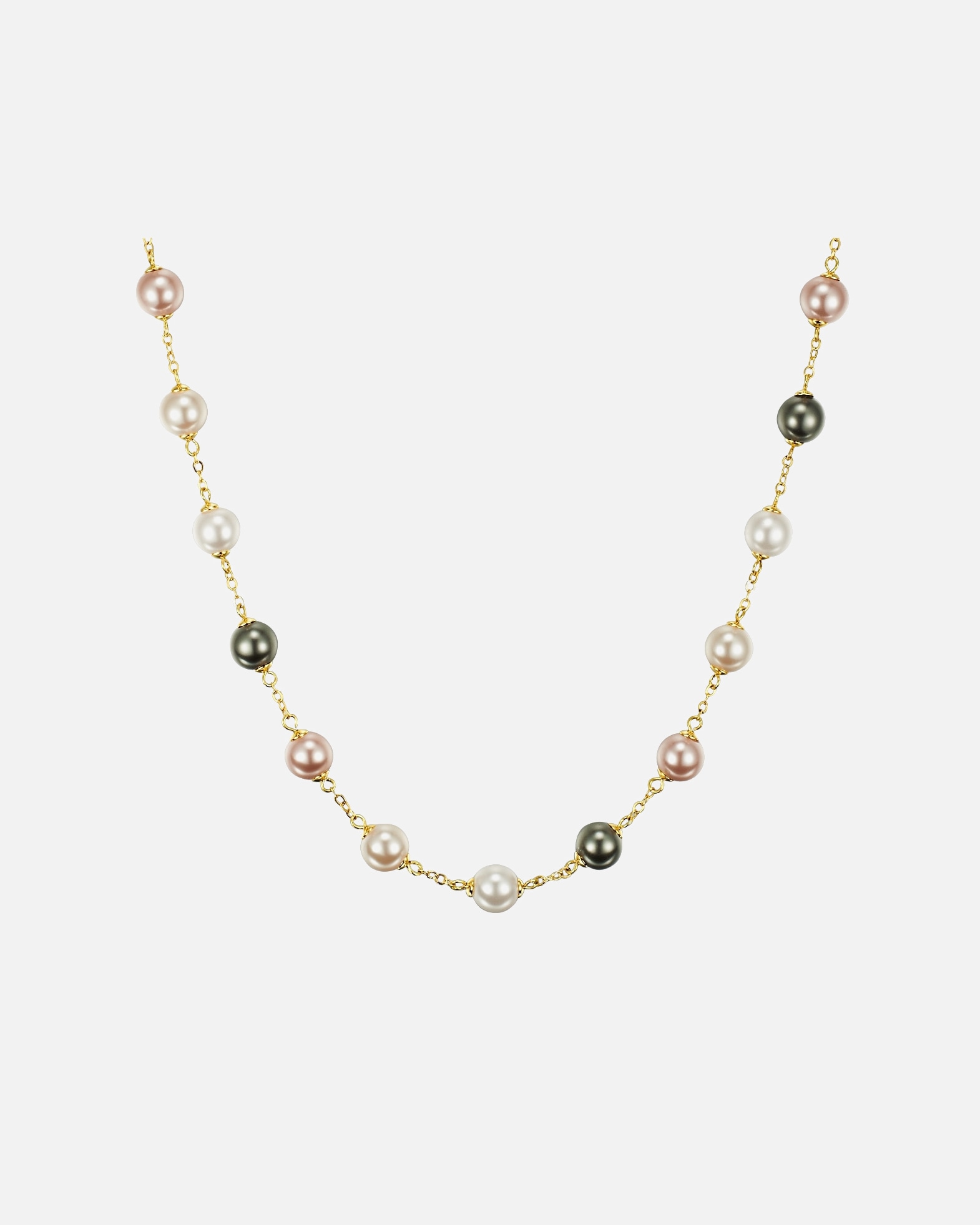 Naszyjnik dla Kobieta Stop metali Perła (synt.) 70,0 cm