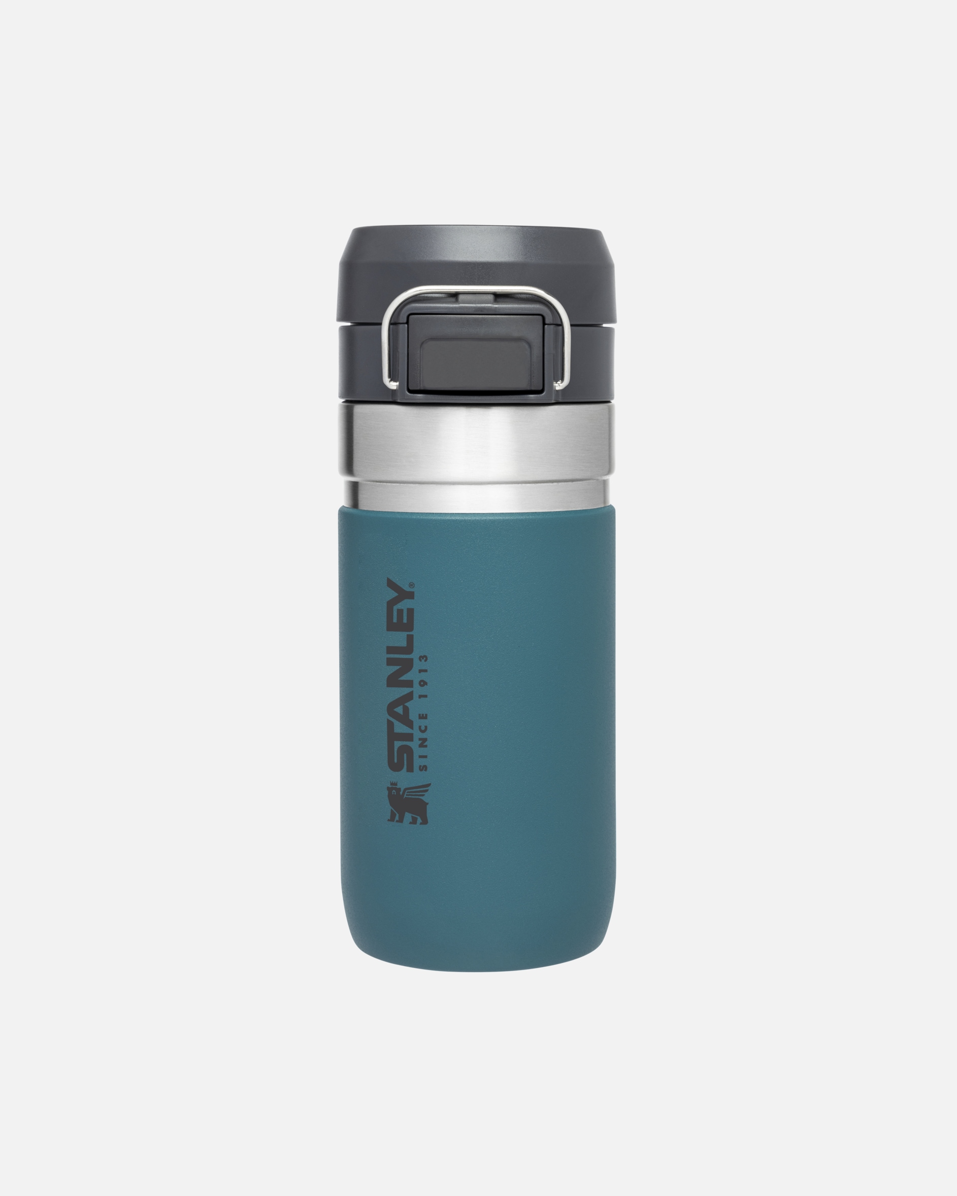 Bidon dla Unisex Stanley 1913 Kubek ze słomką - 0,47L - QUICK-FLIP WATER BOTTLE Lagoon