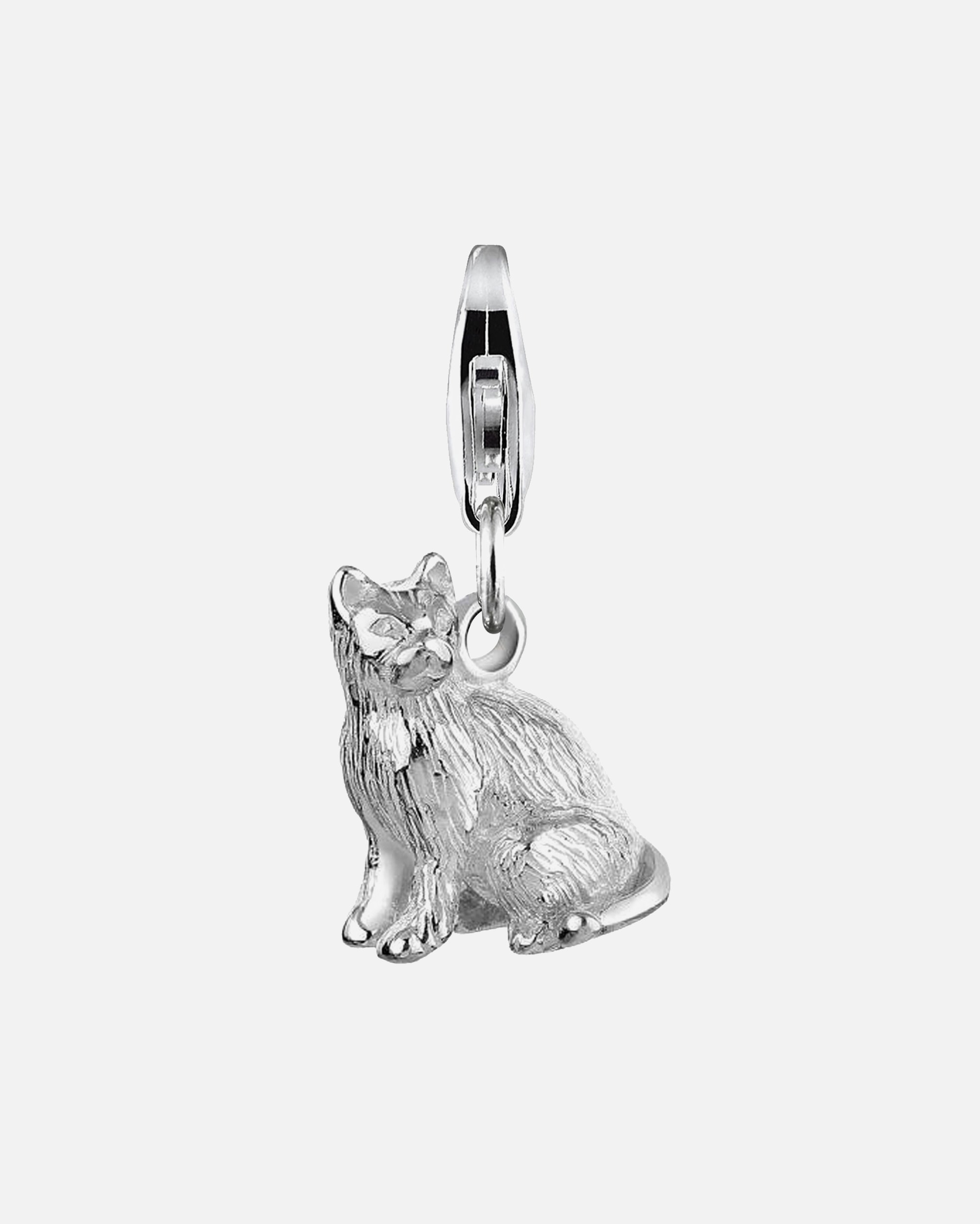 Zawieszka dla Kobieta Nenalina Damski wisiorek kot w srebrze próby 925 Sterling Silver silberfarben