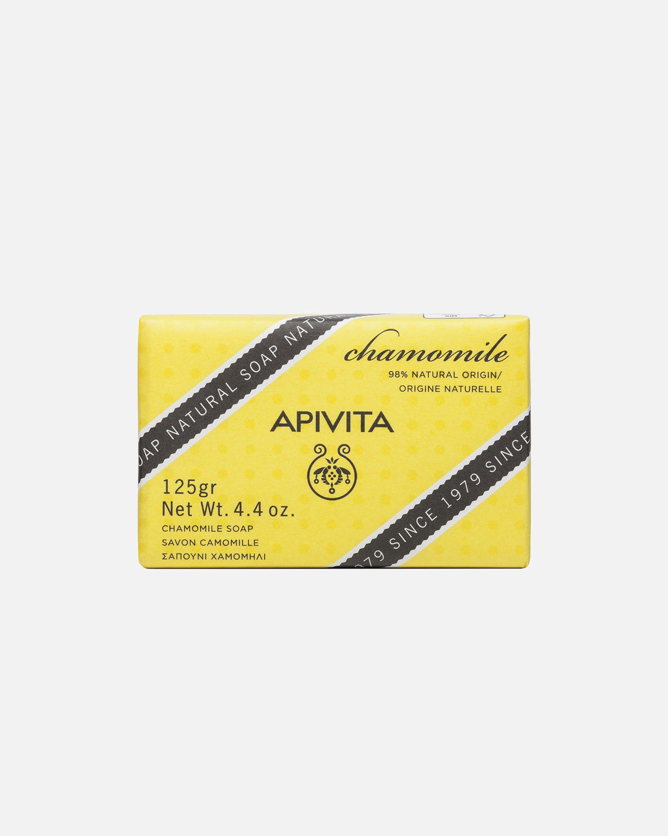 Mydło do rąk dla Unisex Apivita JABÓN NATURAL con camomila 125 gr