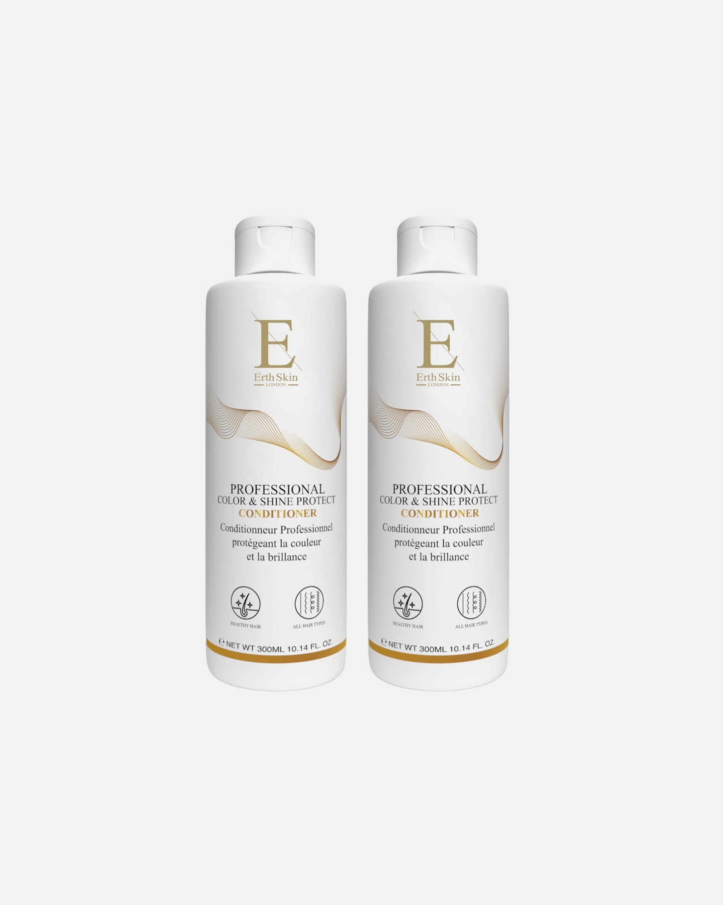 Odżywka do włosów do spłukiwania dla Unisex ErthSkin London Zestaw odżywek Color Protect Duo 1 sztukaka