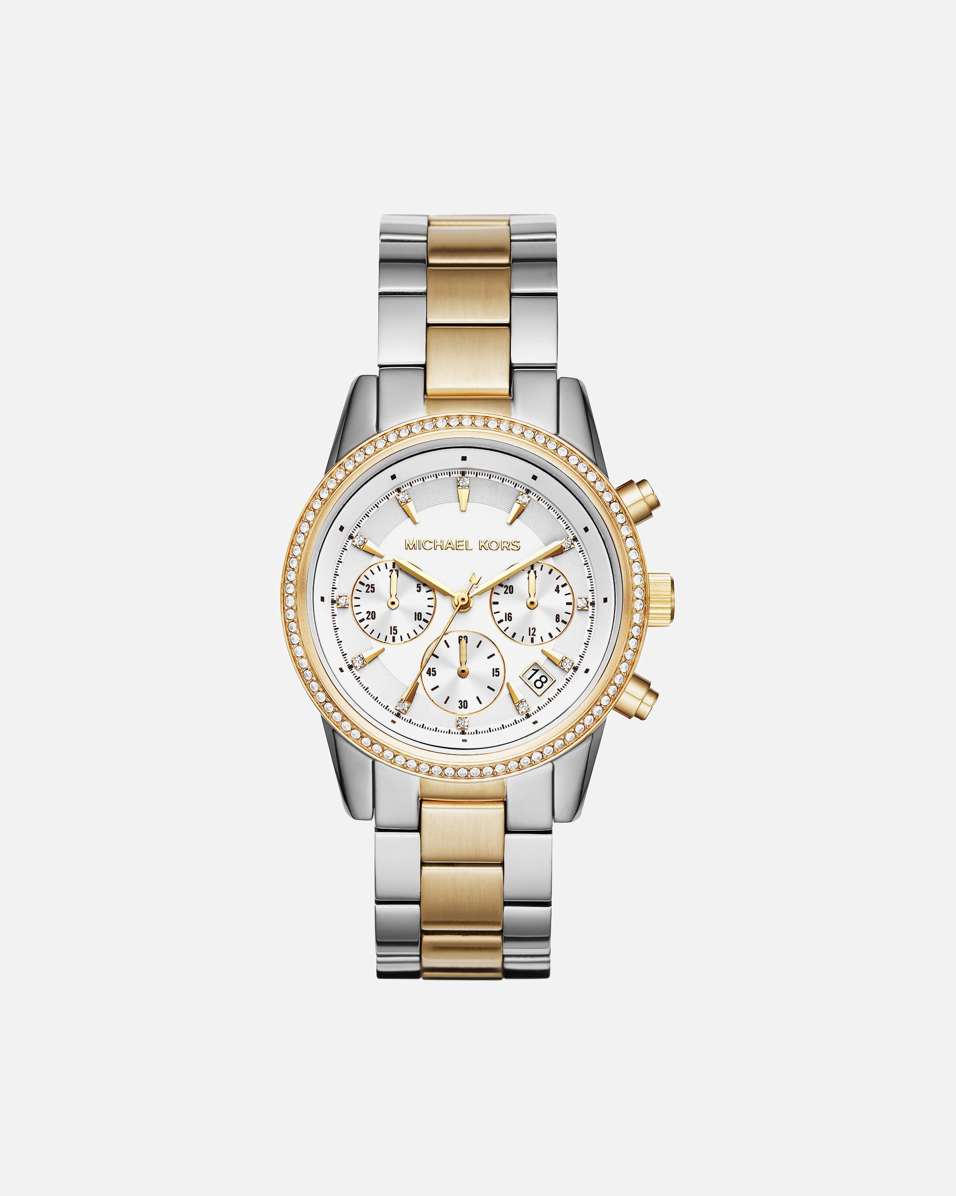 Zegar dla Kobieta Michael Kors Kobietyzegarek Bryant Srebrny