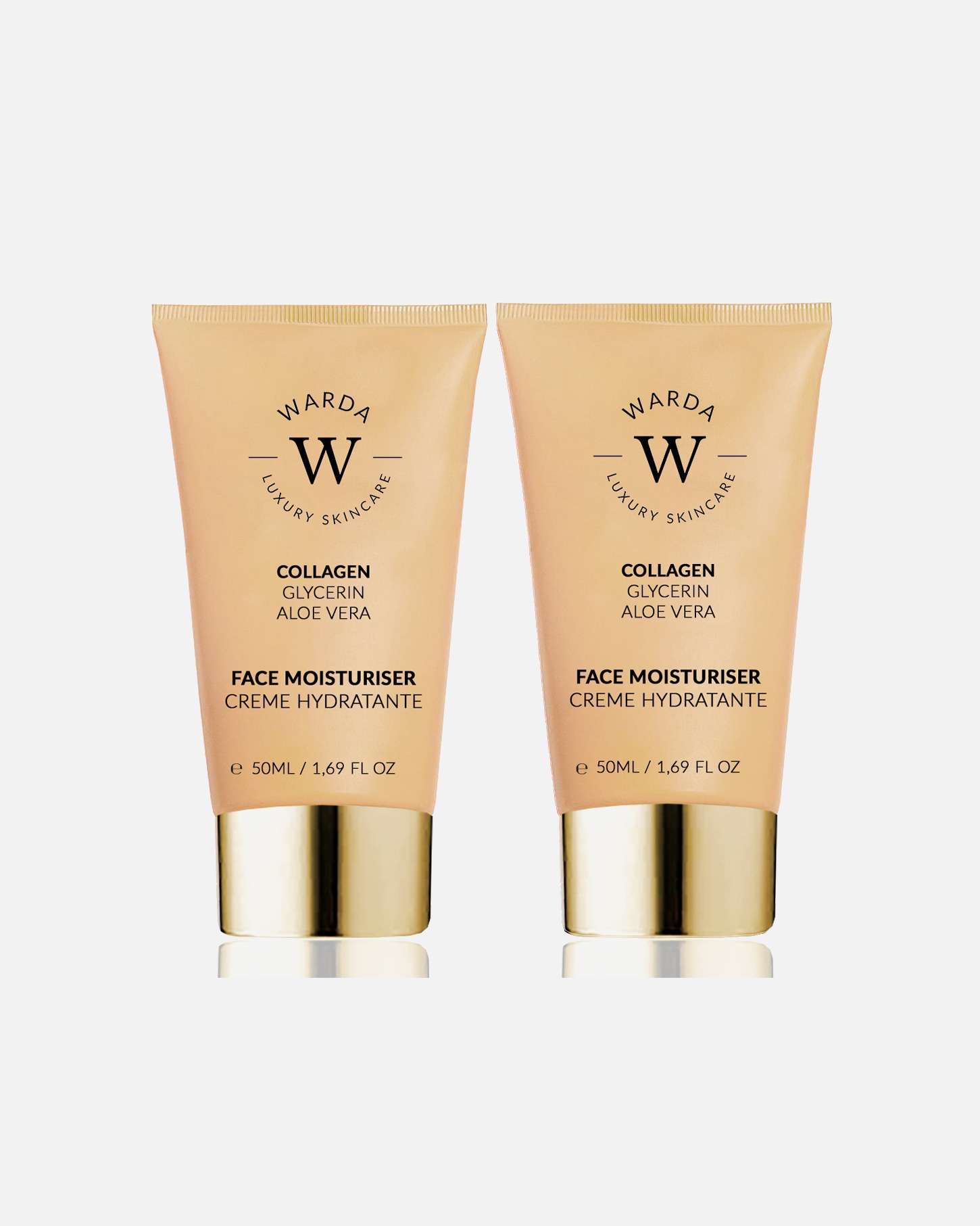 Krem do twarzy dla Kobieta WARDA LUXURY SKINCARE Podwójne opakowanie kwasu hialuronowego pod oczy 1 sztukaka
