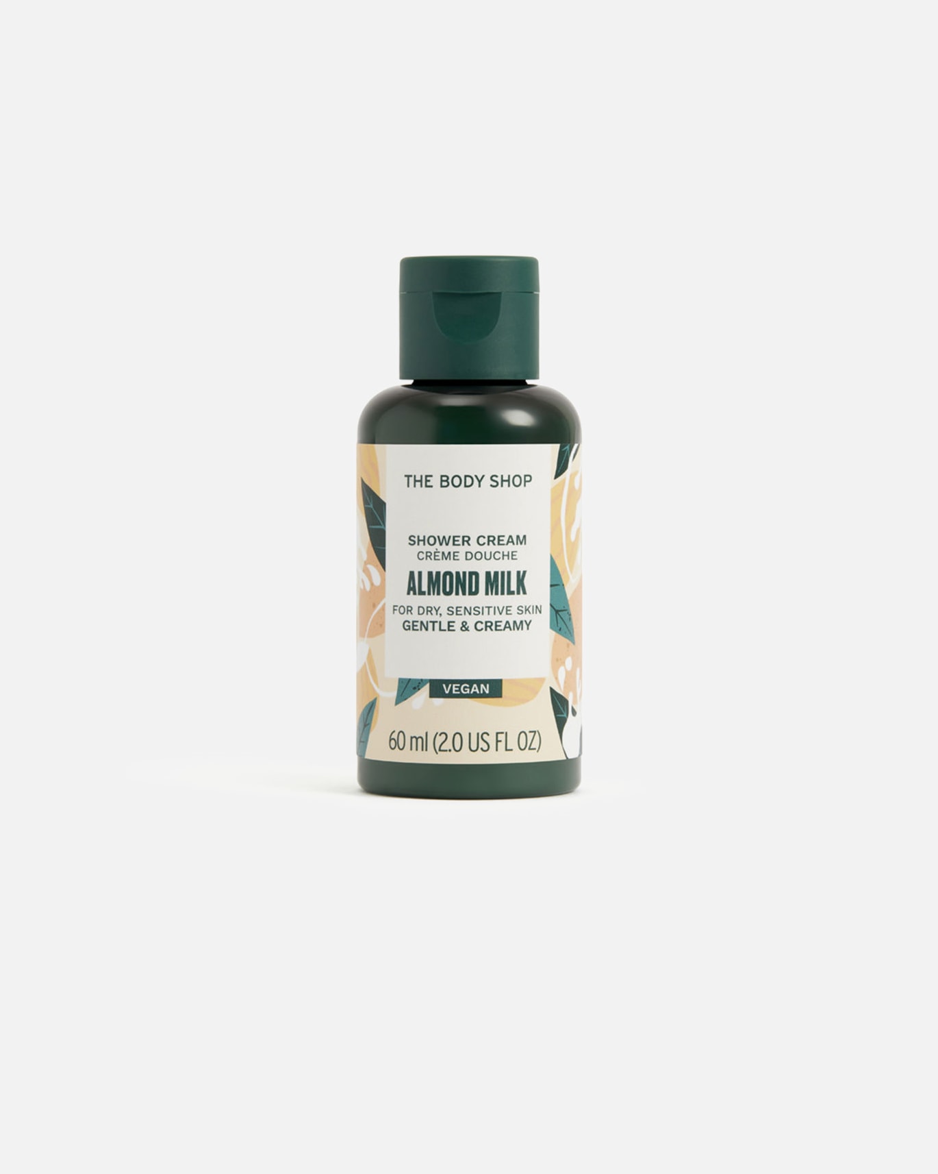 Żel pod prysznic dla Unisex ALMOND MILK crema de ducha 60 ml